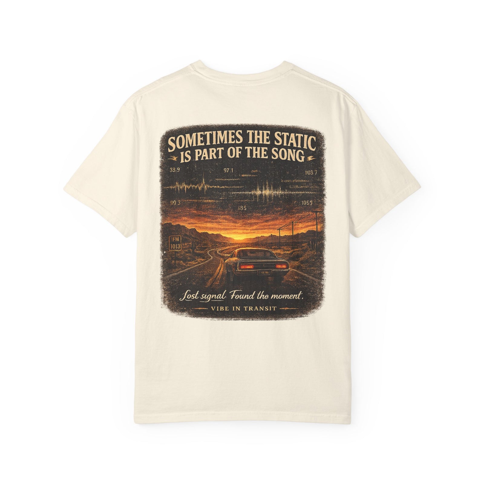 Static Between Stations – Vintage Radio Road Trip T-Shirt