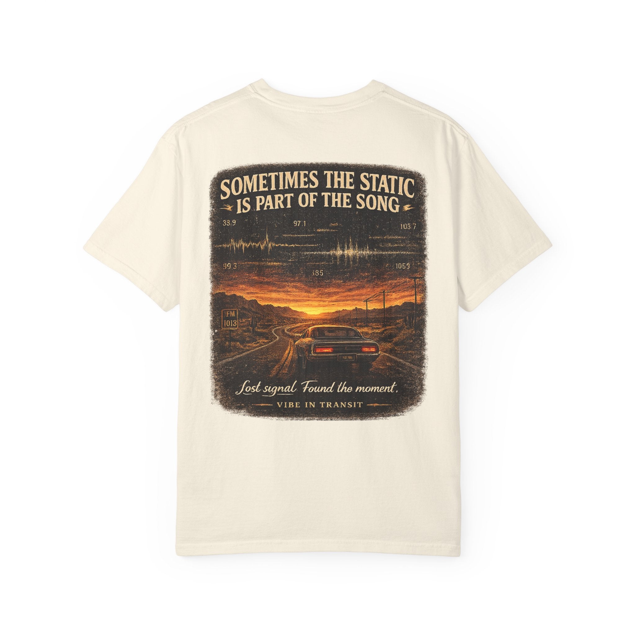 Static Between Stations – Vintage Radio Road Trip T-Shirt