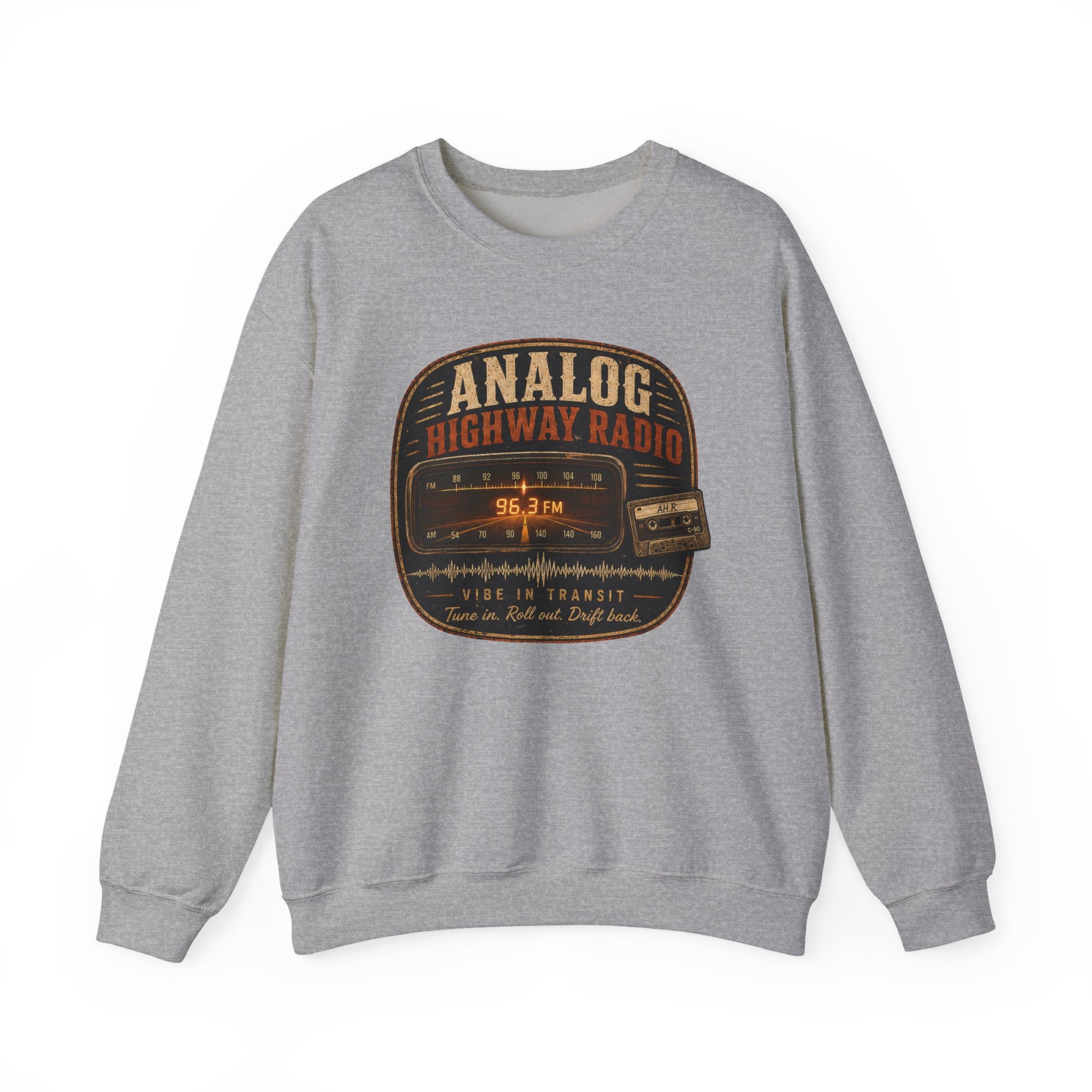 Vibe In Transit | Analog Highway Radio Sweatshirt | Vibing In Vintage