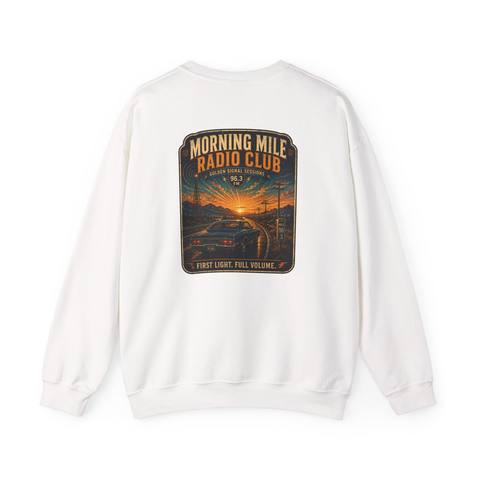Vibe In Transit | Morning Mile Radio Club | Golden Signal Sessions Sweatshirt