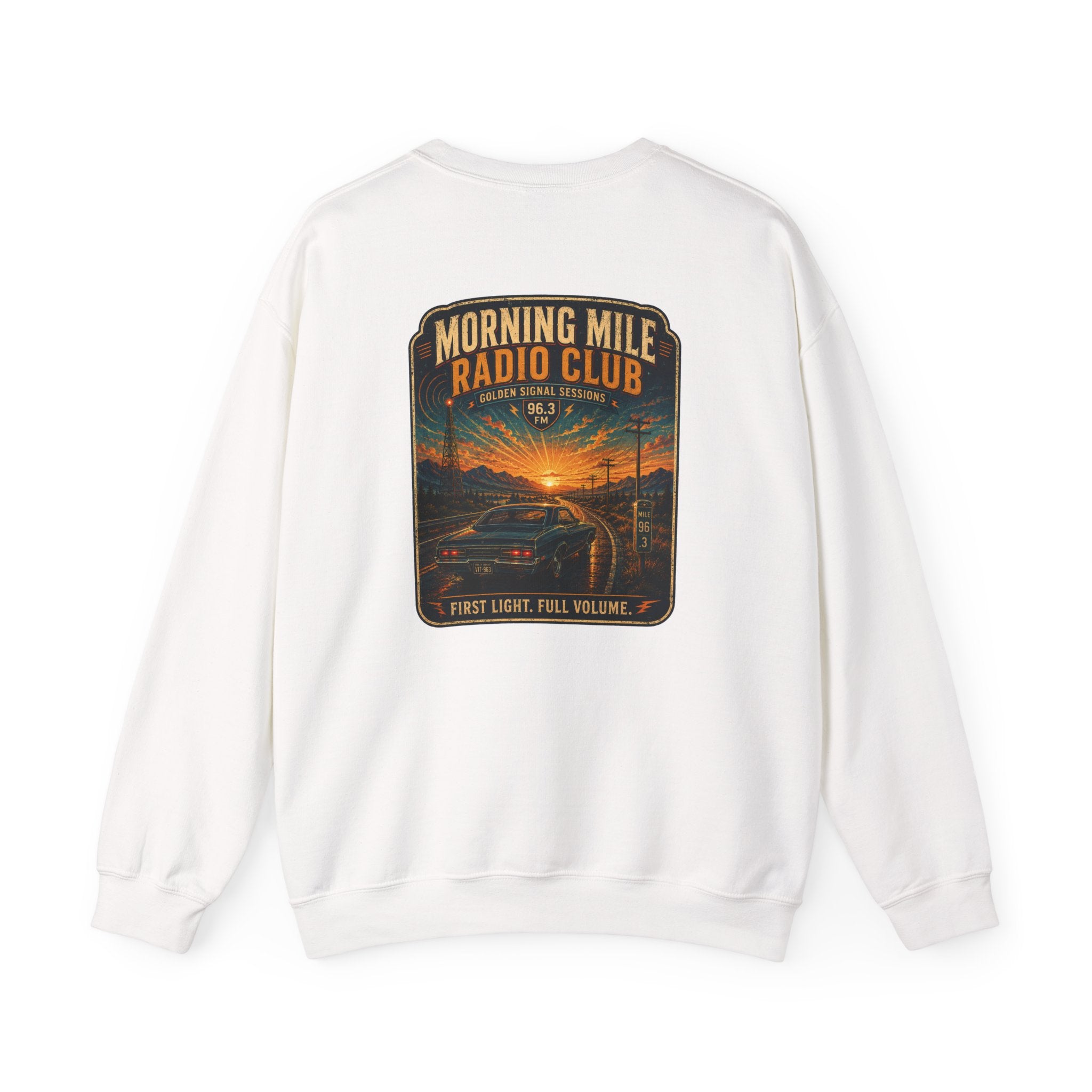 Vibe In Transit | Morning Mile Radio Club | Golden Signal Sessions Sweatshirt