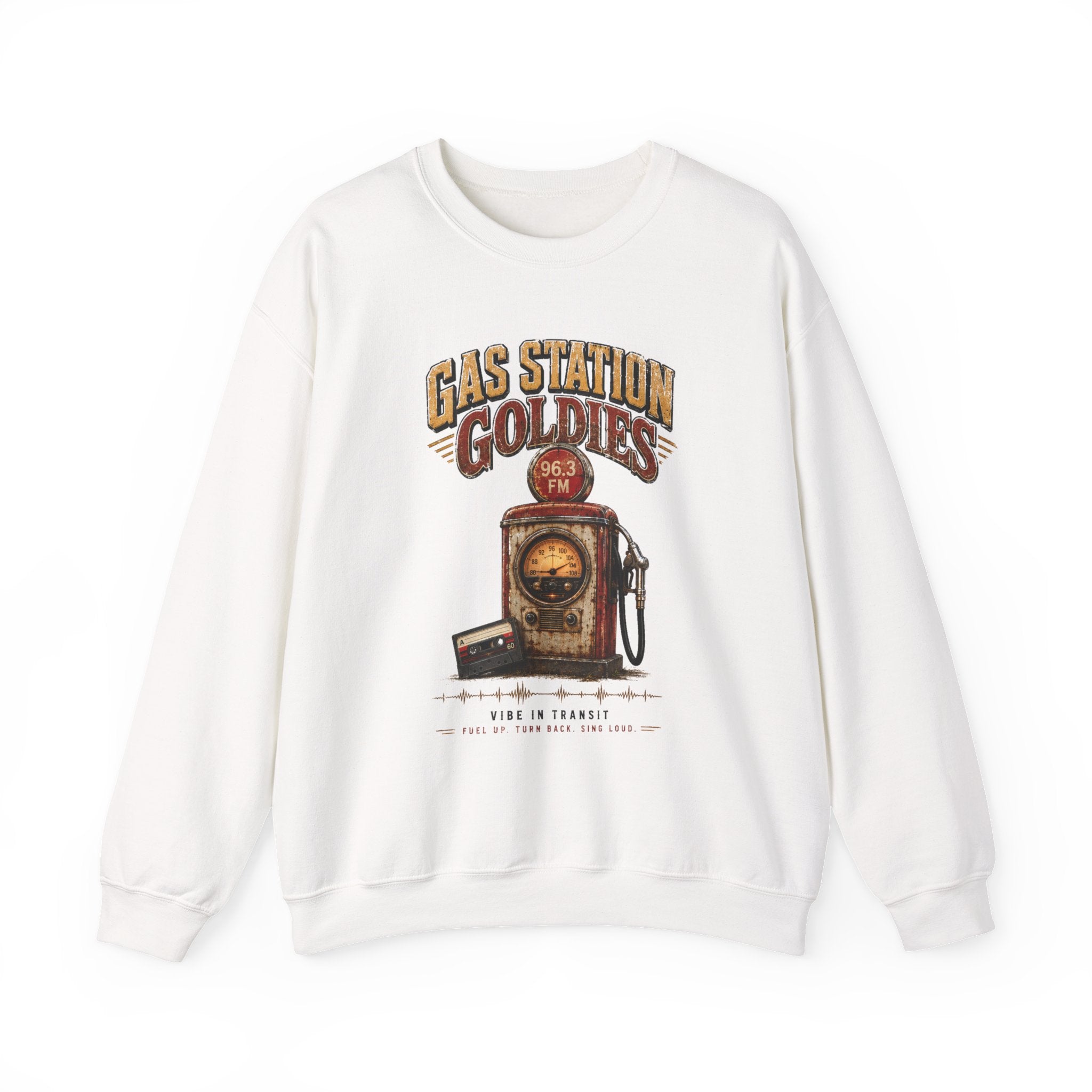 Vibe In Transit | Gas Station Goldies Sweatshirt | Vibing In Vintage