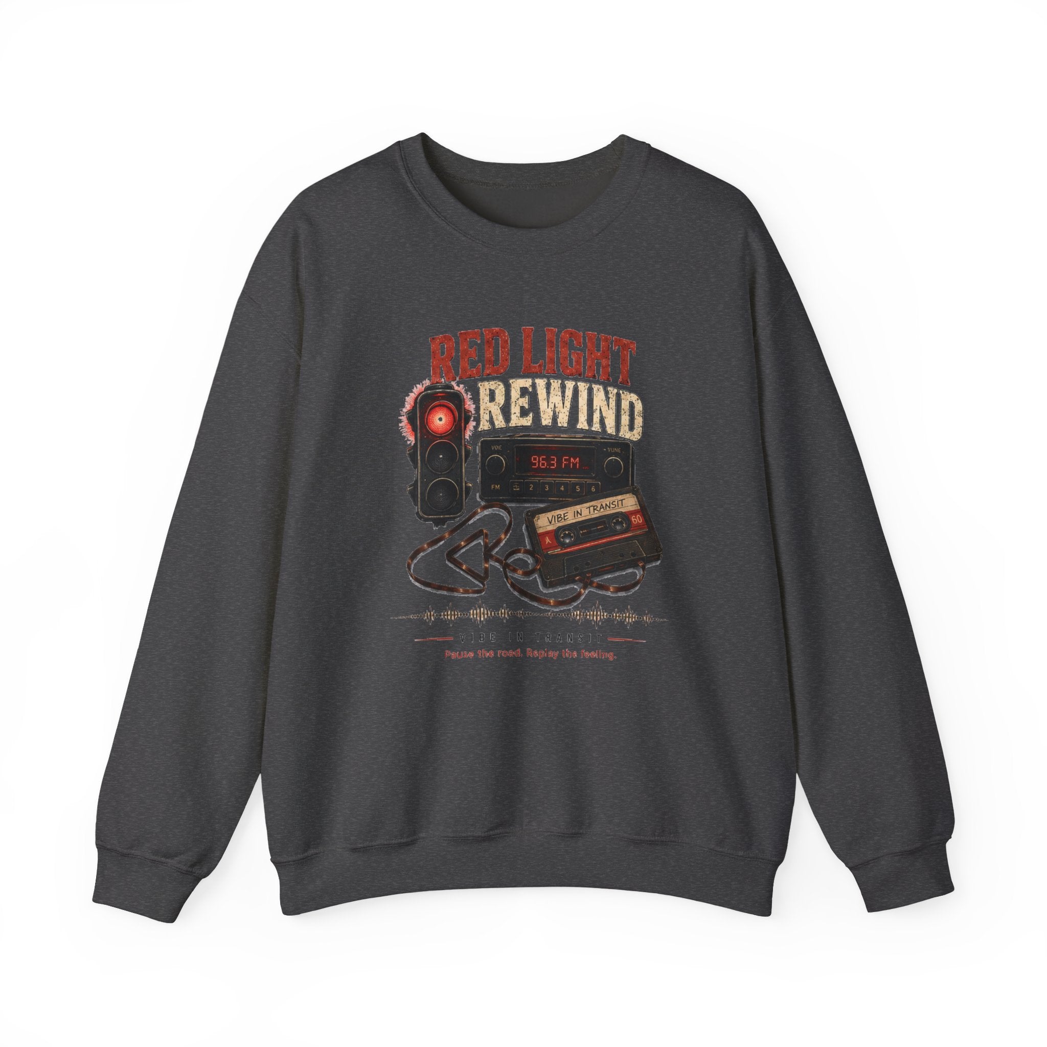 Vibe In Transit | Red Light Rewind Sweatshirt | Commute Sessions