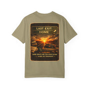 Last Exit Before Home – Vintage Highway Music T-Shirt