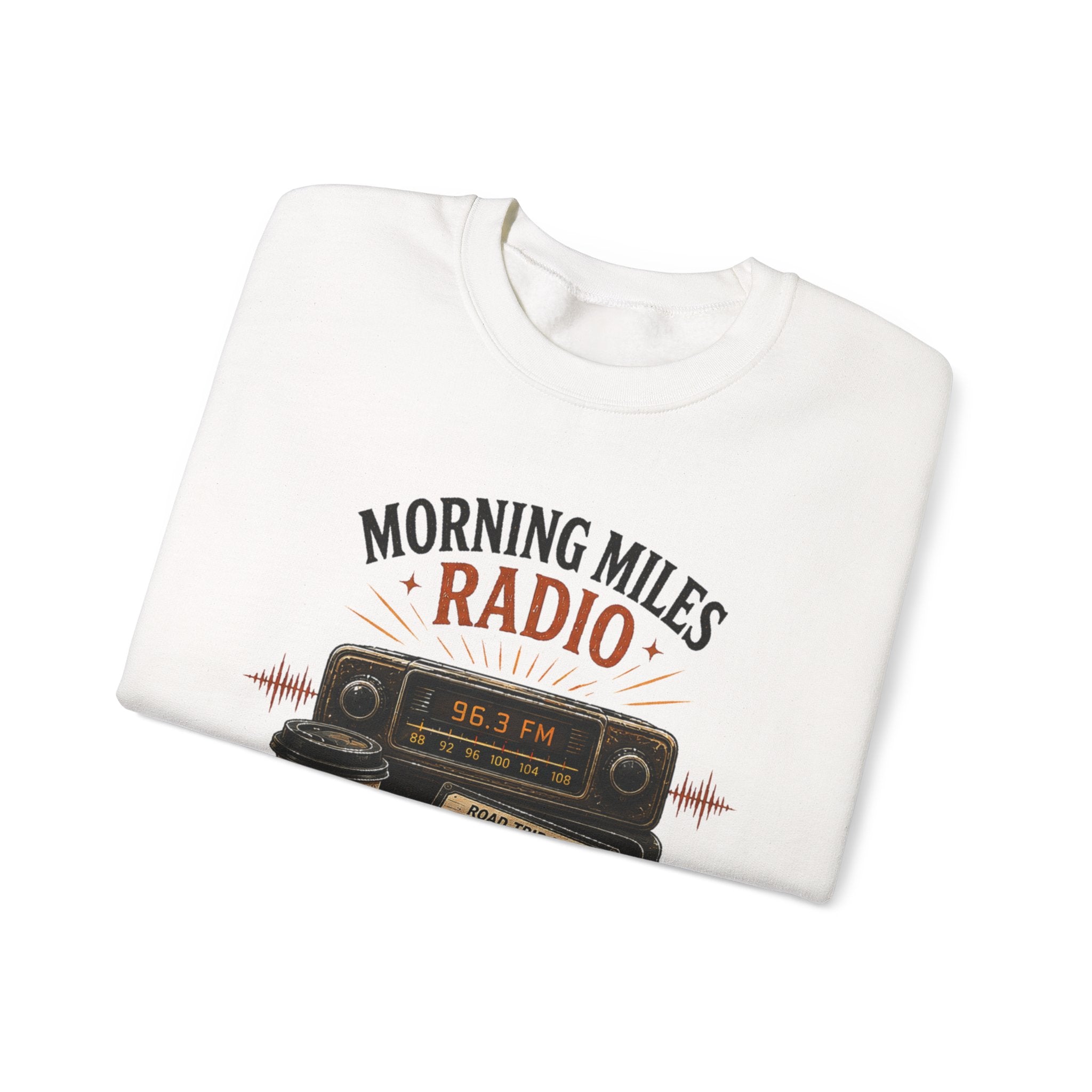 Vibe In Transit | Morning Miles Radio Sweatshirt | Commute Sessions