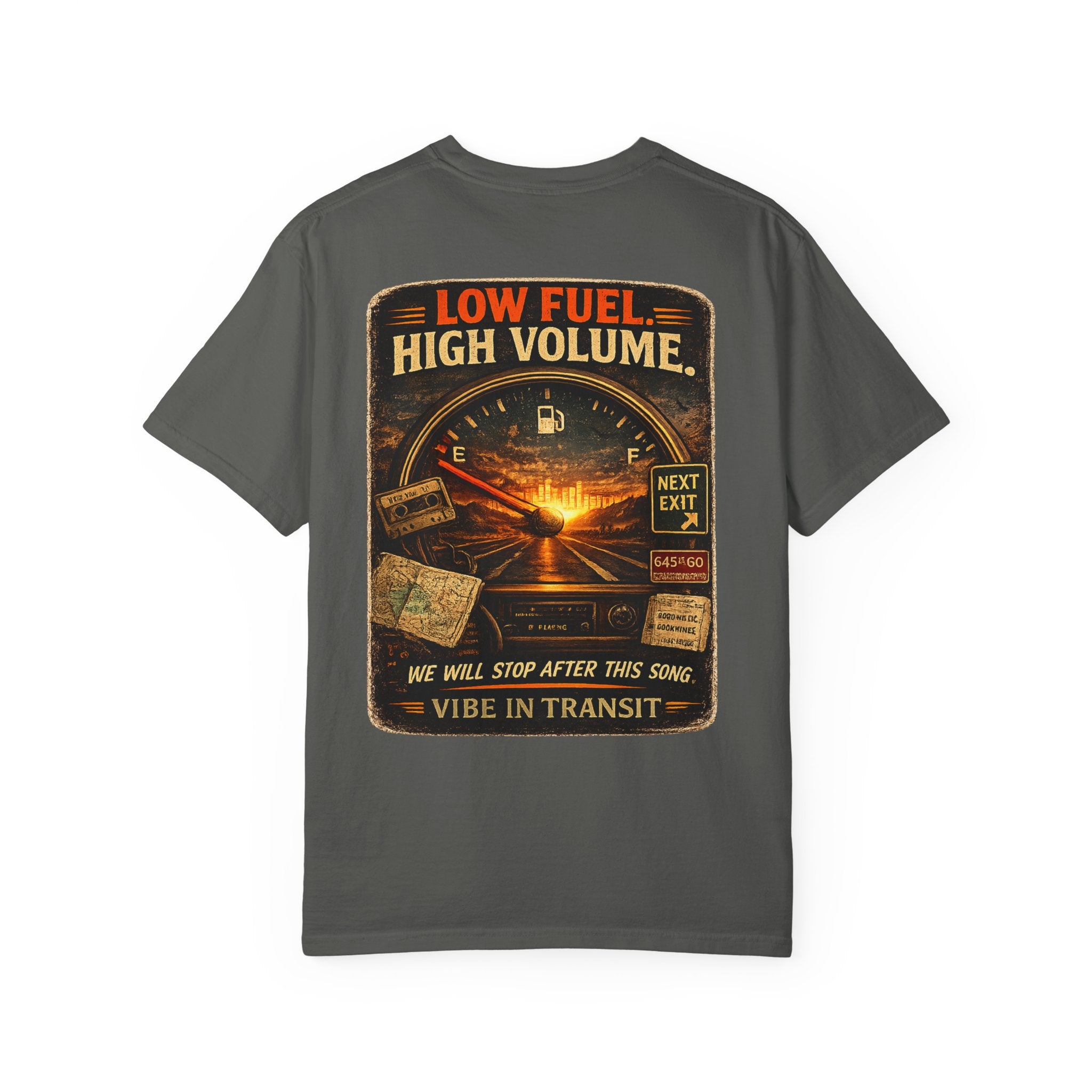 Fuel For The Chorus – Vintage Low Fuel Music T-Shirt