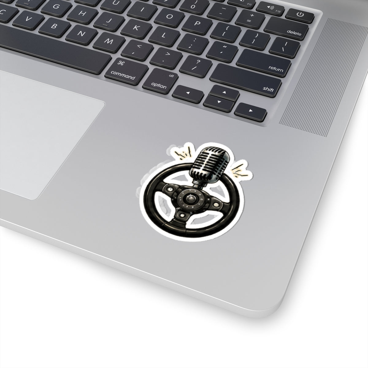 Vibe In Transit | Steering Wheel Microphone Sticker | Car Singer Vinyl Sticker
