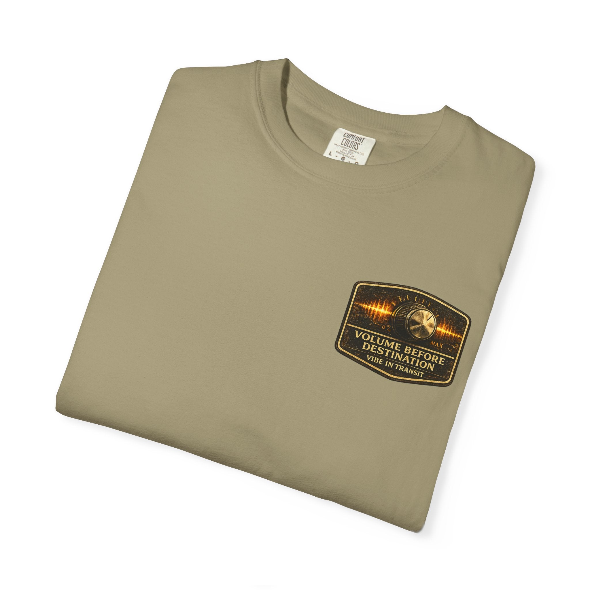 Volume Before Destination – Vintage Road Trip Music T-Shirt