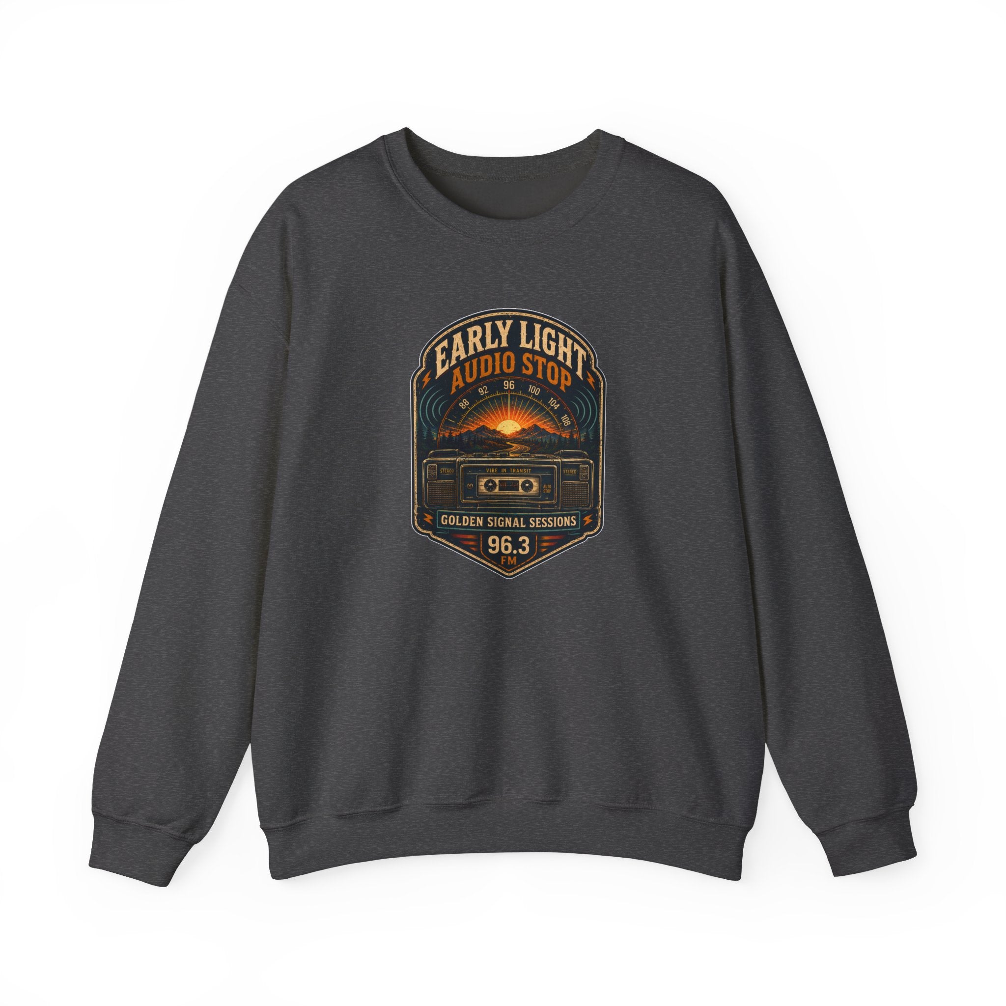 Vibe In Transit | Early Light Audio Stop | Golden Signal Sessions Sweatshirt