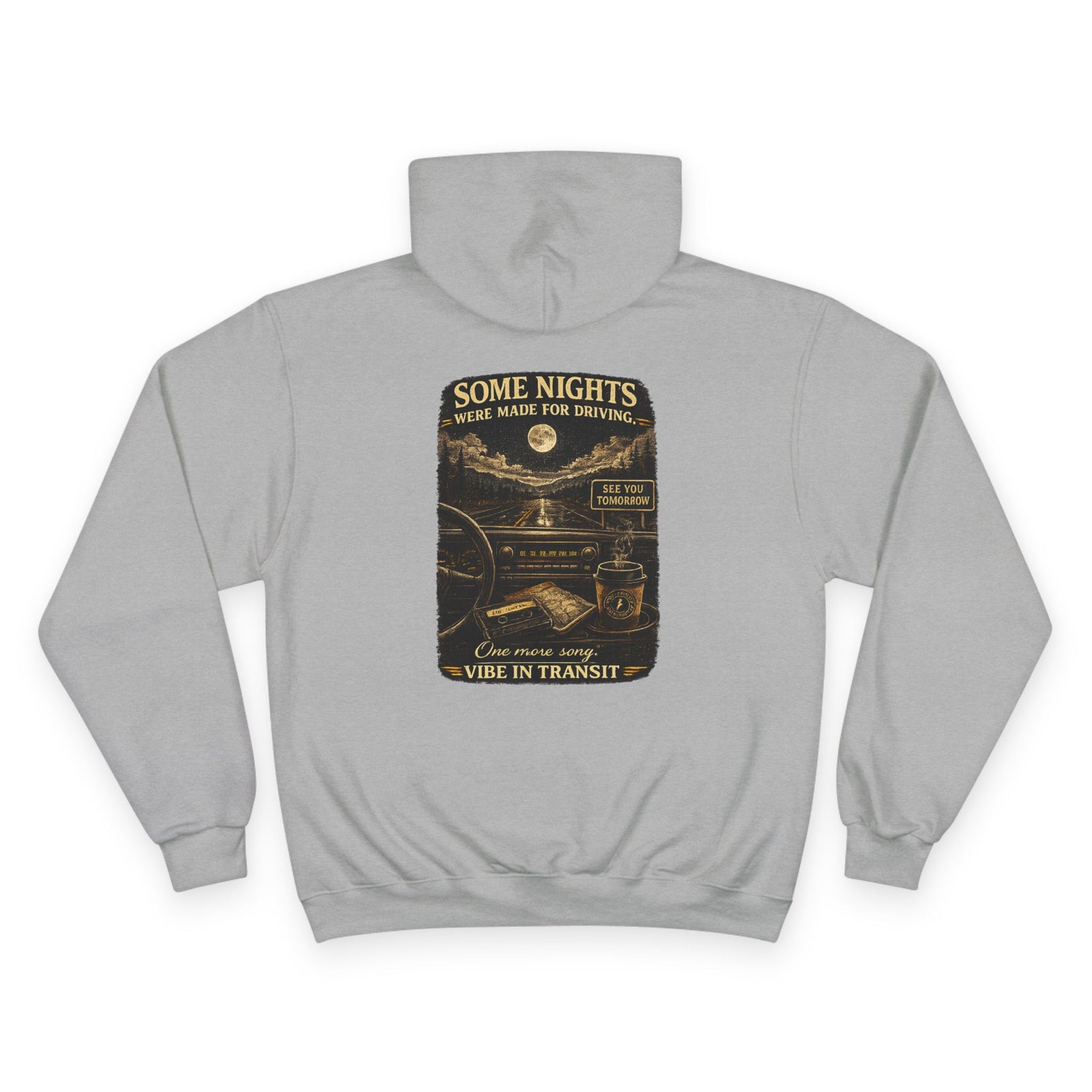 Night Shift Playlist – Vintage Late Night Drive Hoodie