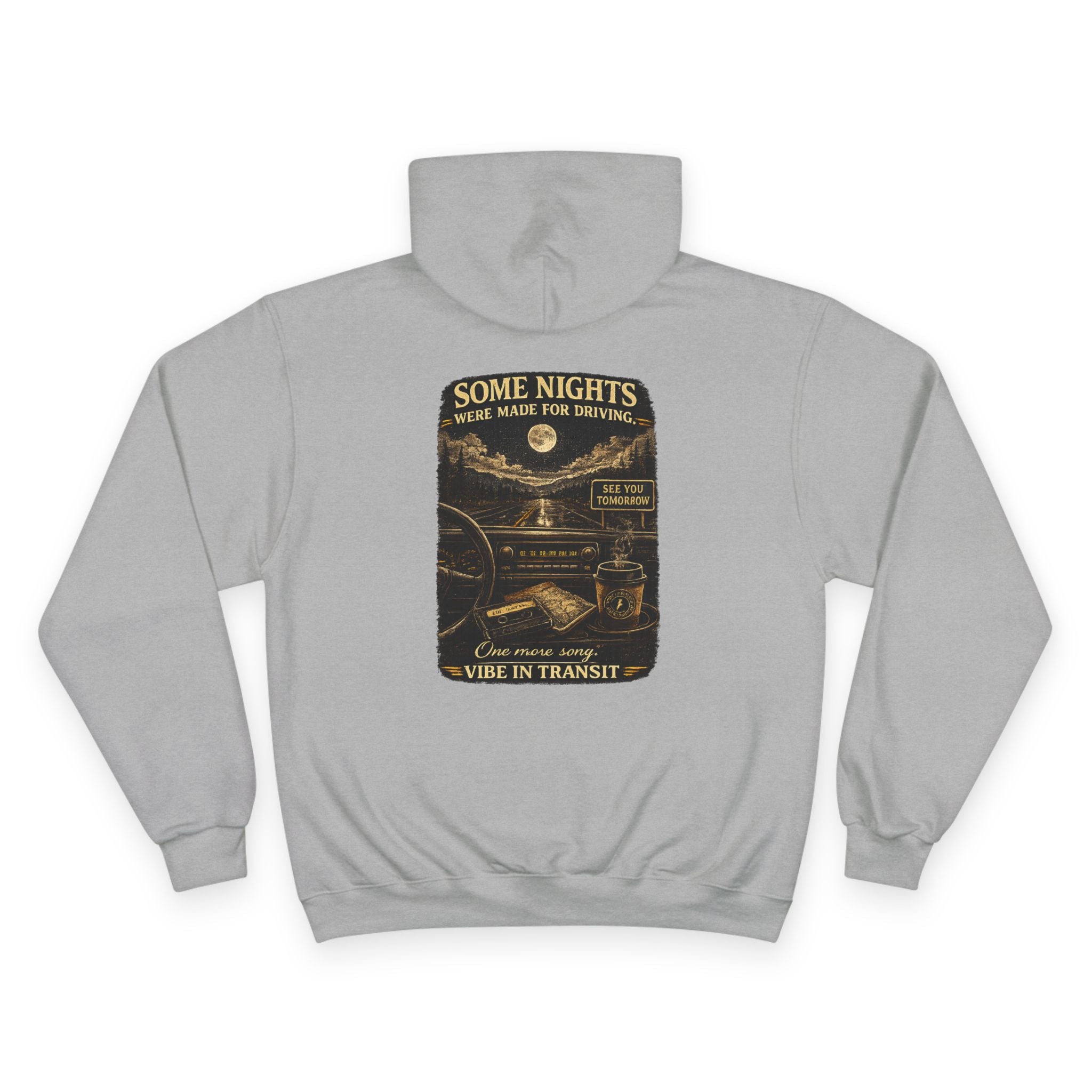 Night Shift Playlist – Vintage Late Night Drive Hoodie
