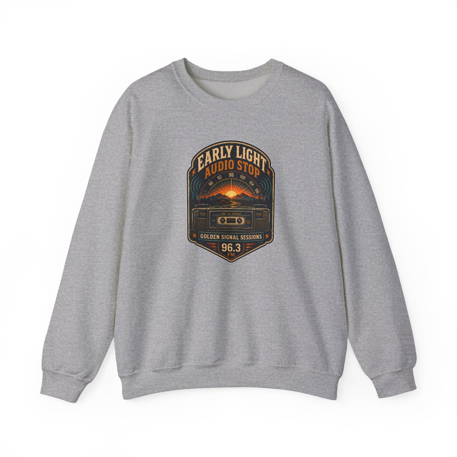 Vibe In Transit | Early Light Audio Stop | Golden Signal Sessions Sweatshirt