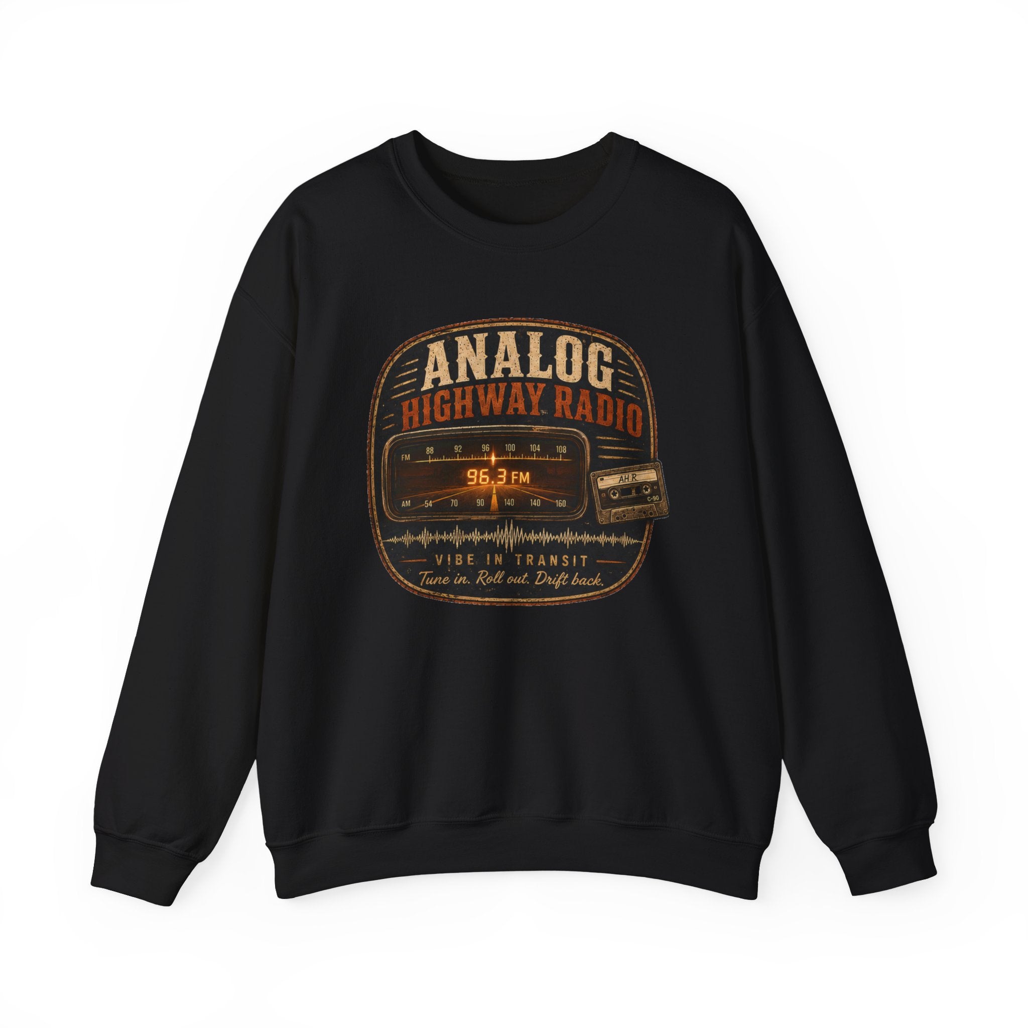 Vibe In Transit | Analog Highway Radio Sweatshirt | Vibing In Vintage