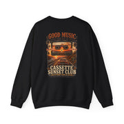 Vibe In Transit | Cassette Sunset Club Sweatshirt | Vibing In Vintage