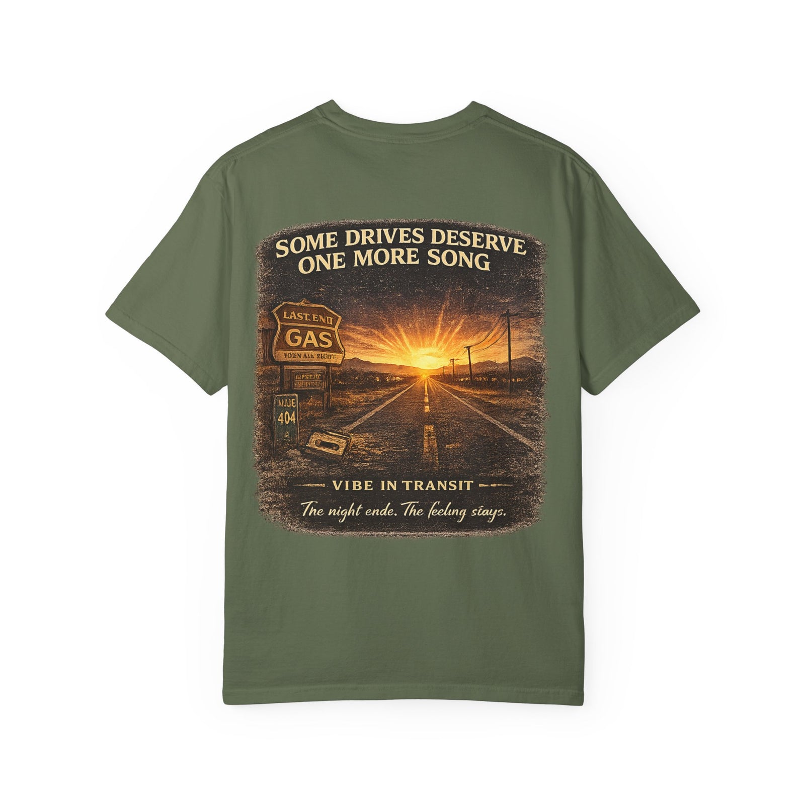 Last Exit Before Sunrise – Vintage Highway Music Graphic T-Shirt
