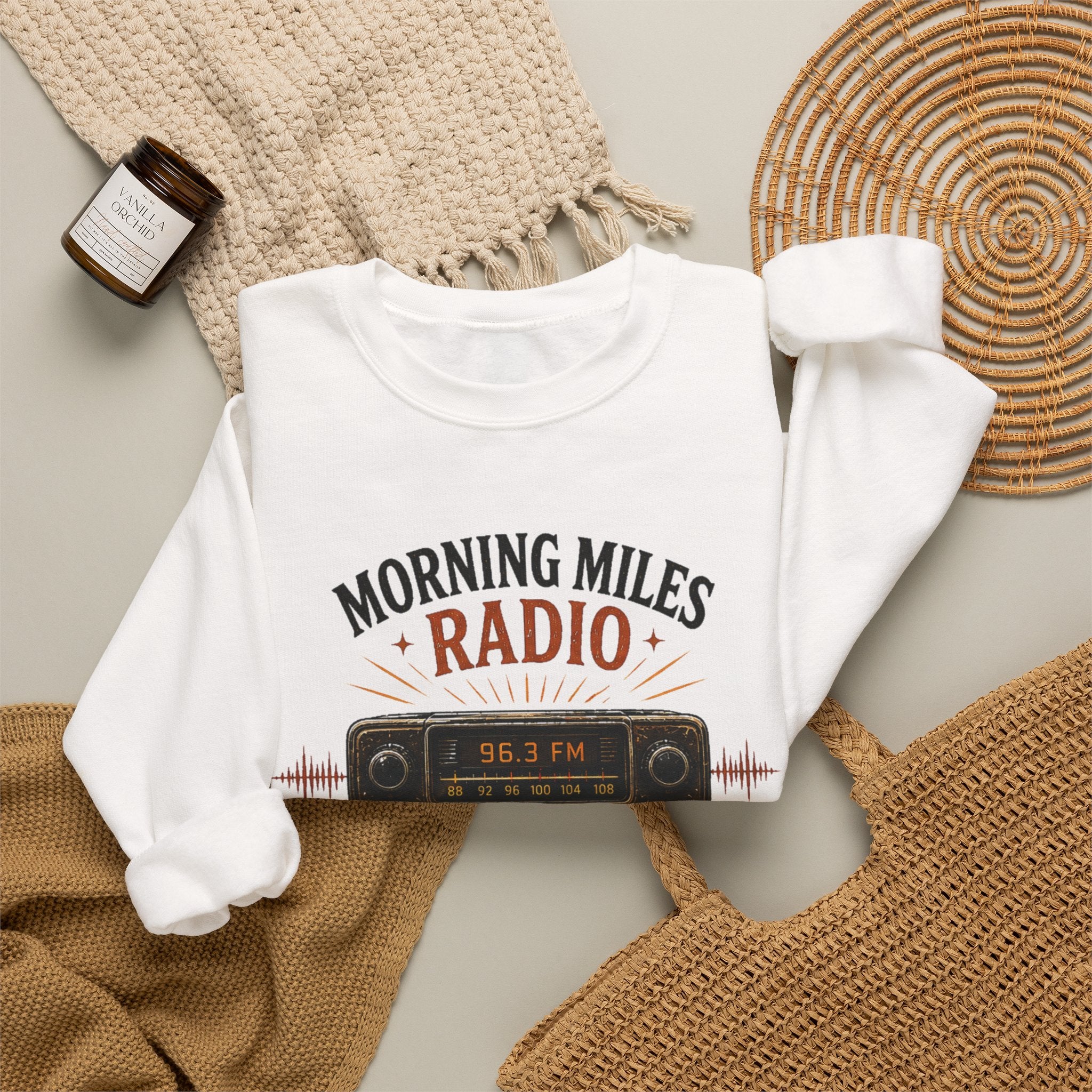 Vibe In Transit | Morning Miles Radio Sweatshirt | Commute Sessions