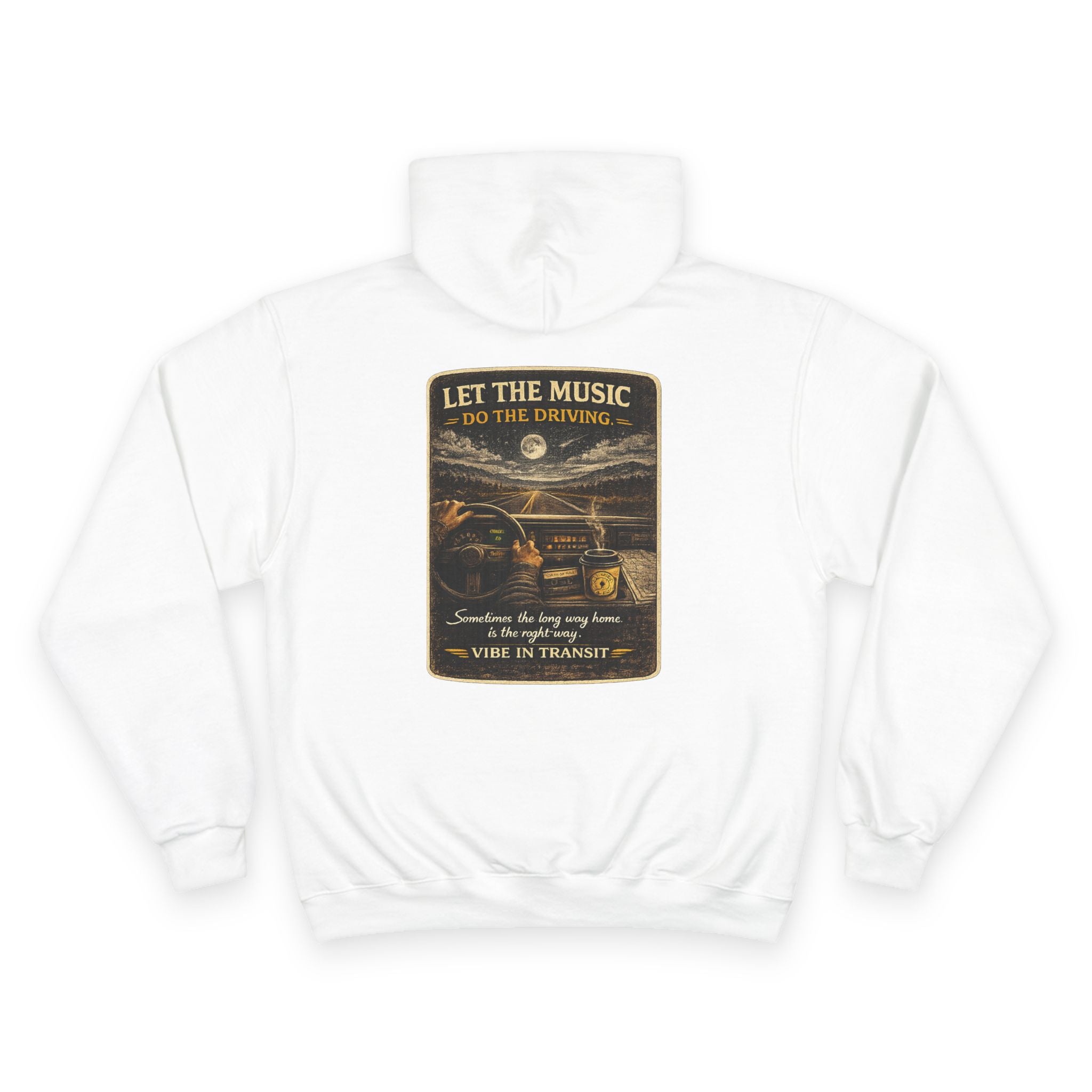 Cruise Control Therapy – Vintage Night Drive Hoodie