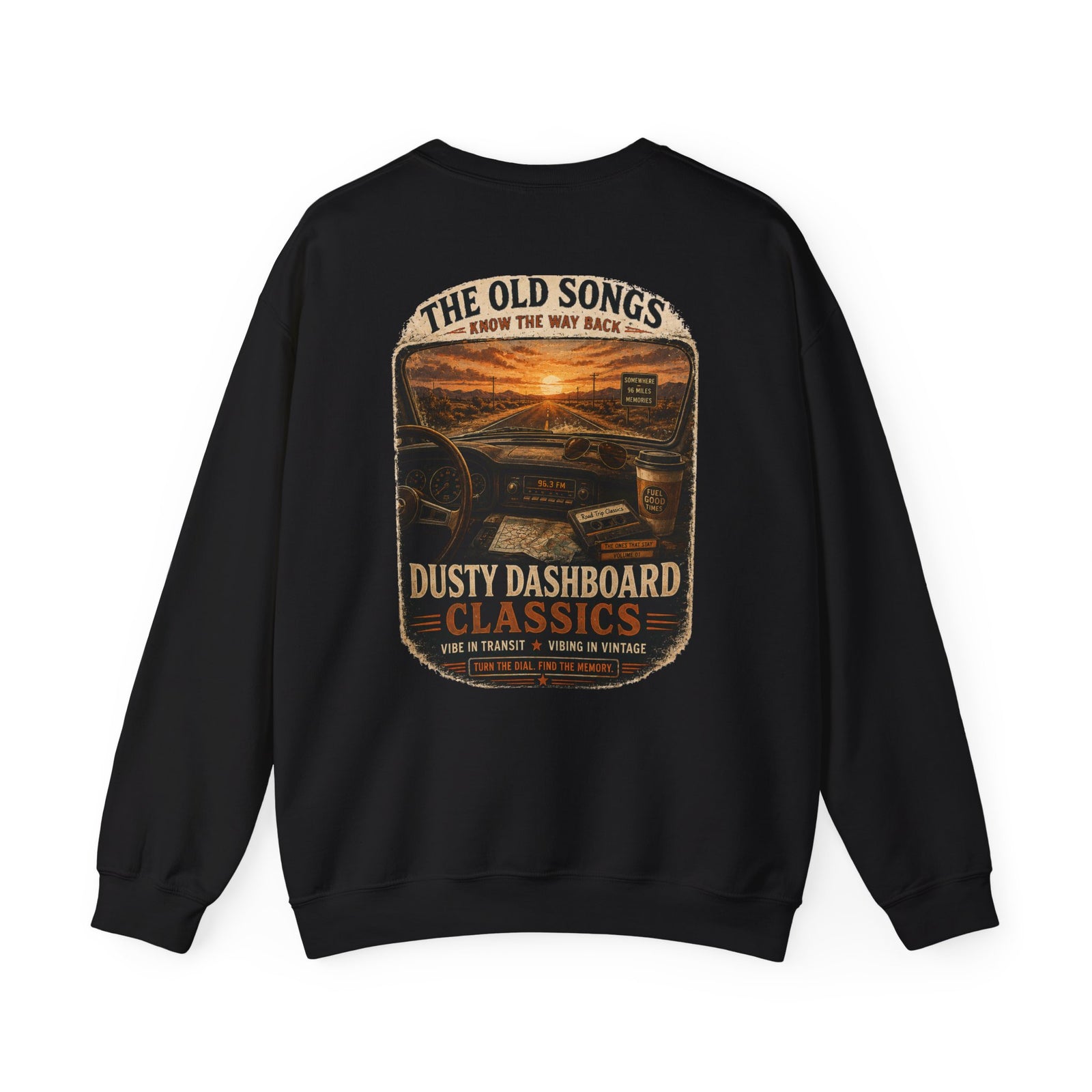 Vibe In Transit | Dusty Dashboard Classics Sweatshirt | Vibing In Vintage