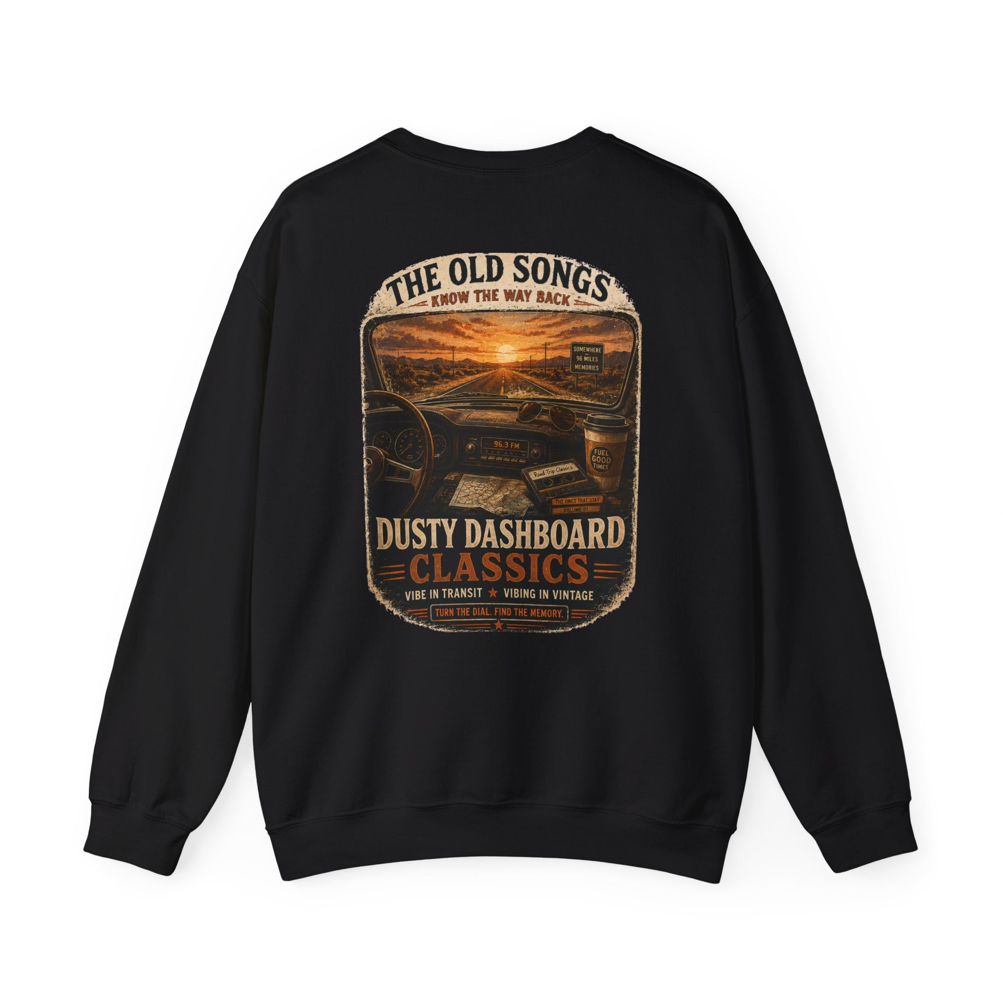 Vibe In Transit | Dusty Dashboard Classics Sweatshirt | Vibing In Vintage