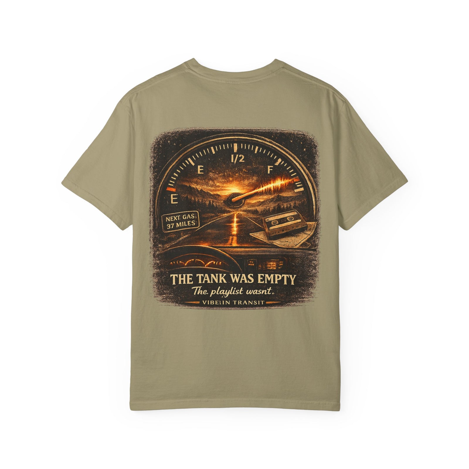 Low Fuel High Volume – Vintage Road Trip Music T-Shirt