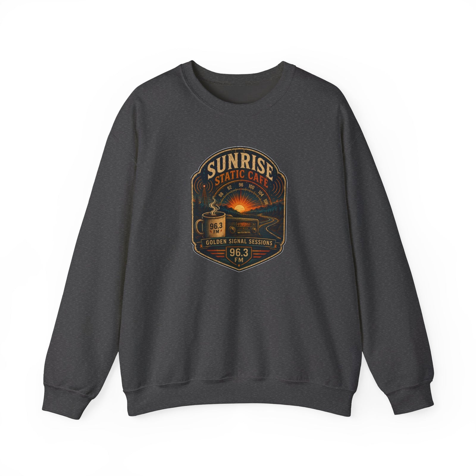 Vibe In Transit | Sunrise Static Café | Golden Signal Sessions Sweatshirt