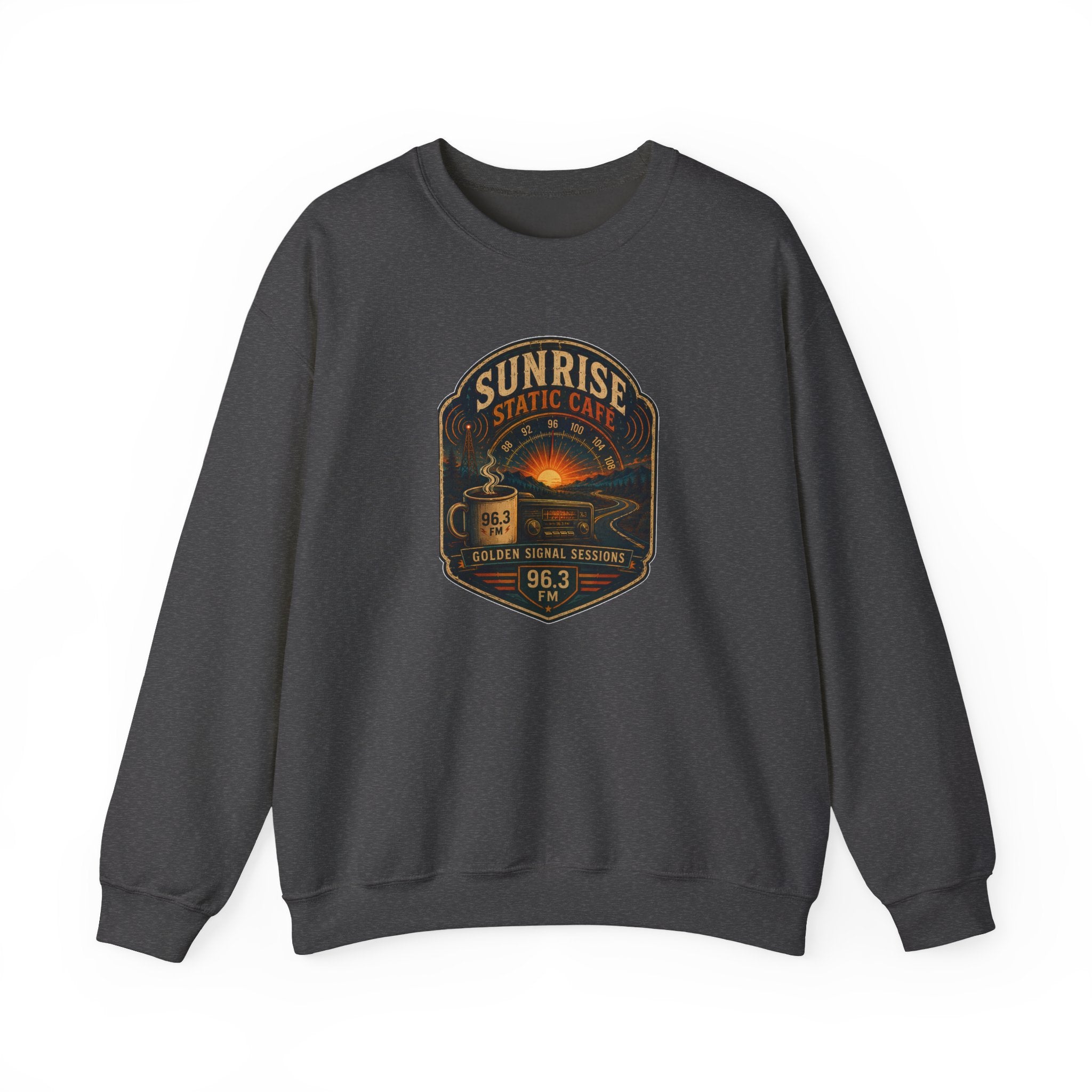 Vibe In Transit | Sunrise Static Café | Golden Signal Sessions Sweatshirt