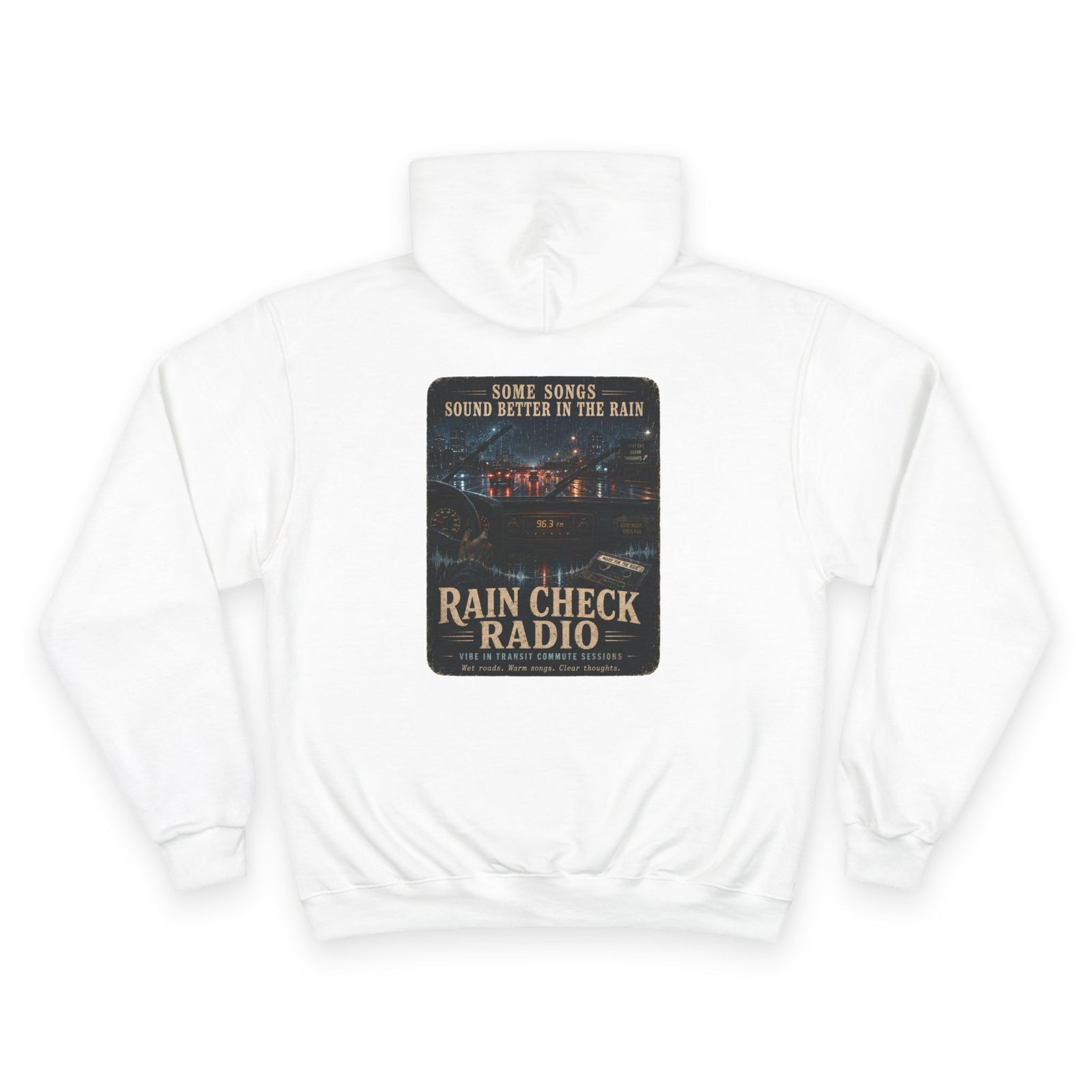 Vibe In Transit | Rain Check Radio Hoodie | Commute Sessions