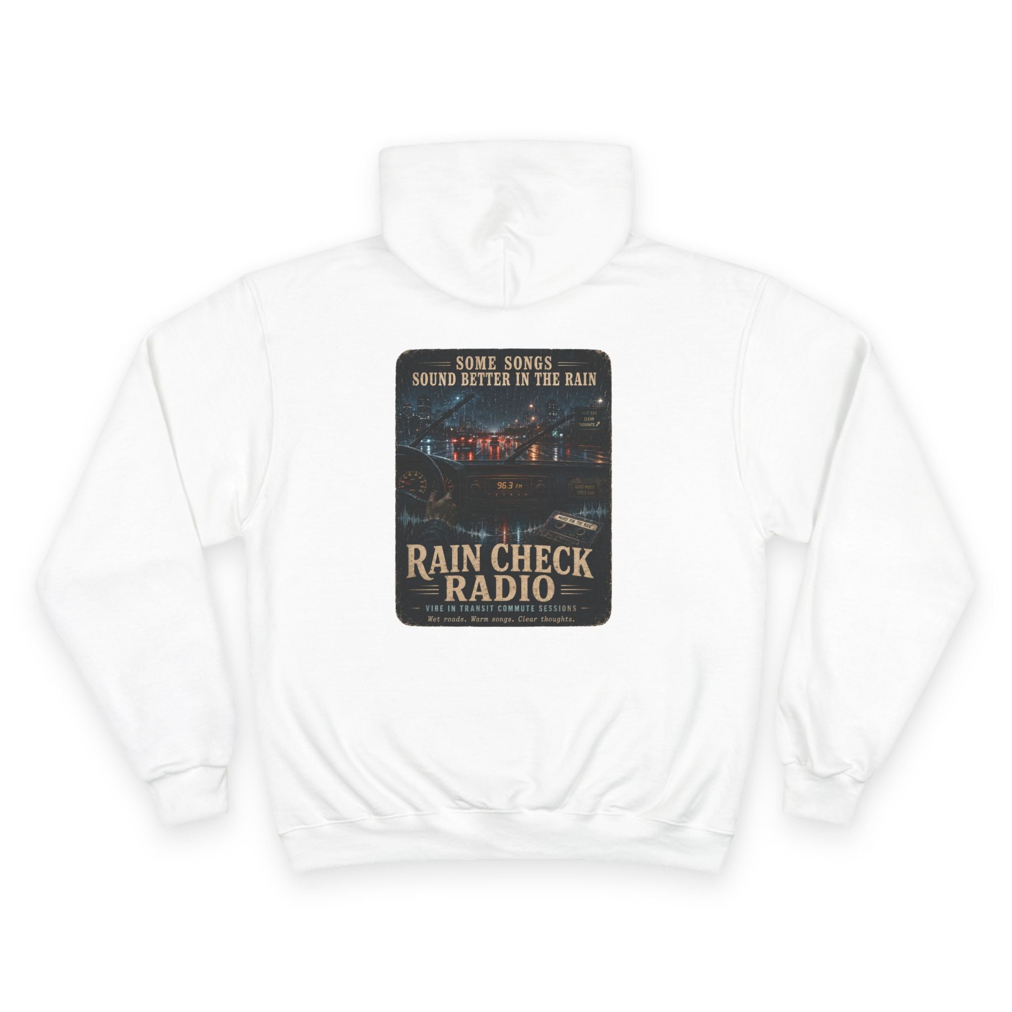 Vibe In Transit | Rain Check Radio Hoodie | Commute Sessions