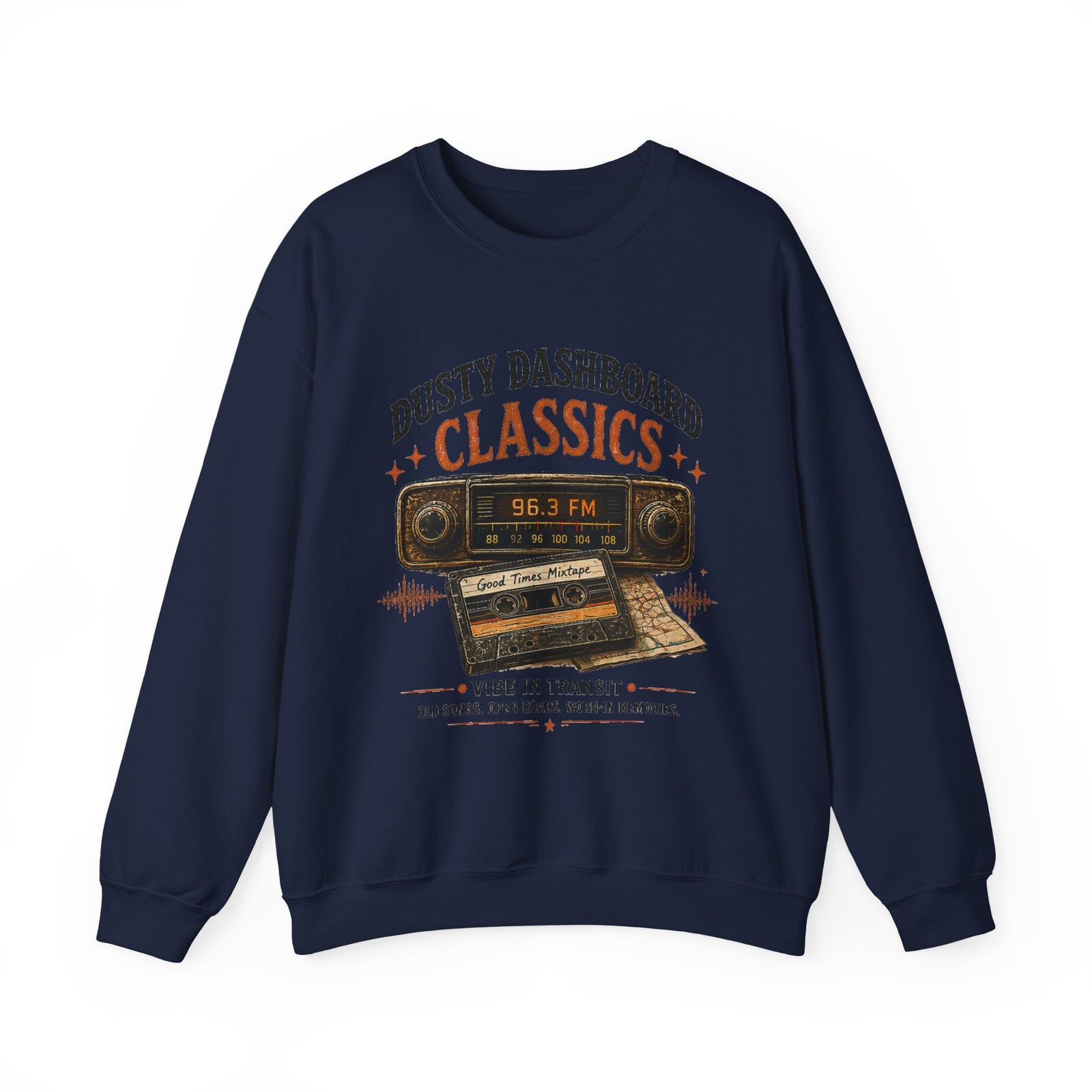 Vibe In Transit | Dusty Dashboard Classics Sweatshirt | Vibing In Vintage