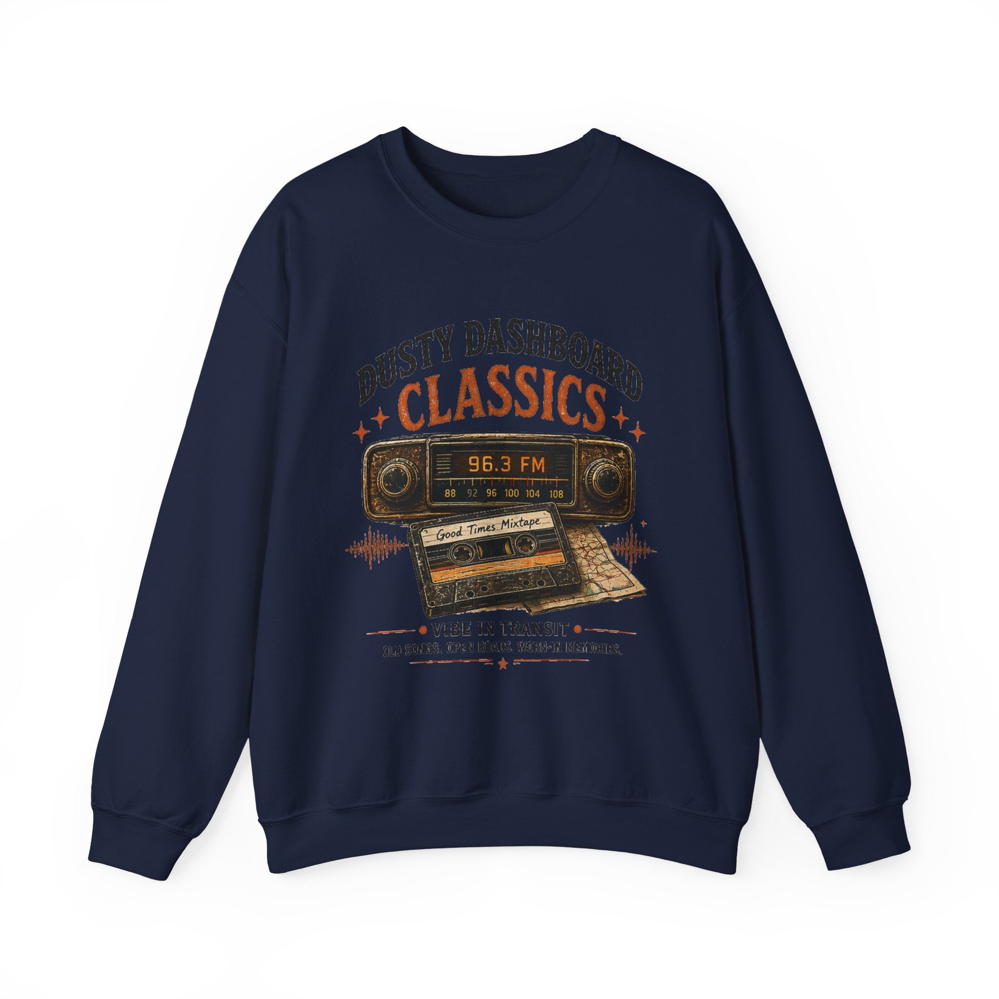 Vibe In Transit | Dusty Dashboard Classics Sweatshirt | Vibing In Vintage