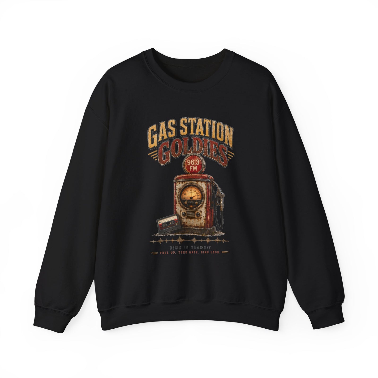 Vibe In Transit | Gas Station Goldies Sweatshirt | Vibing In Vintage
