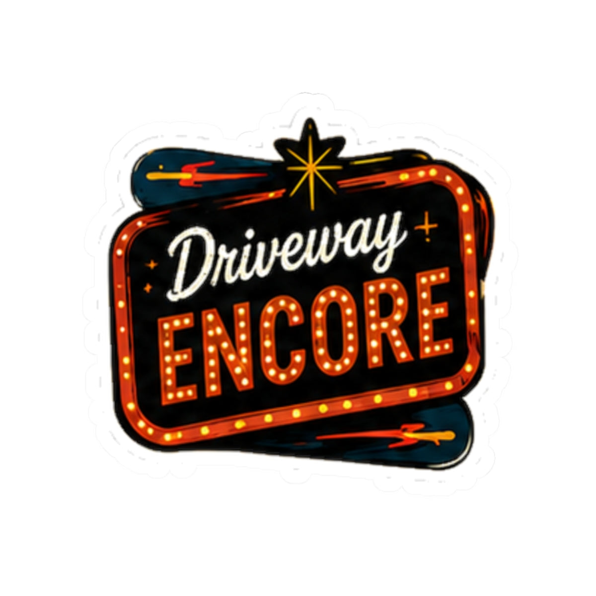 Vibe In Transit | Driveway Encore Sticker | One More Song Vinyl Sticker