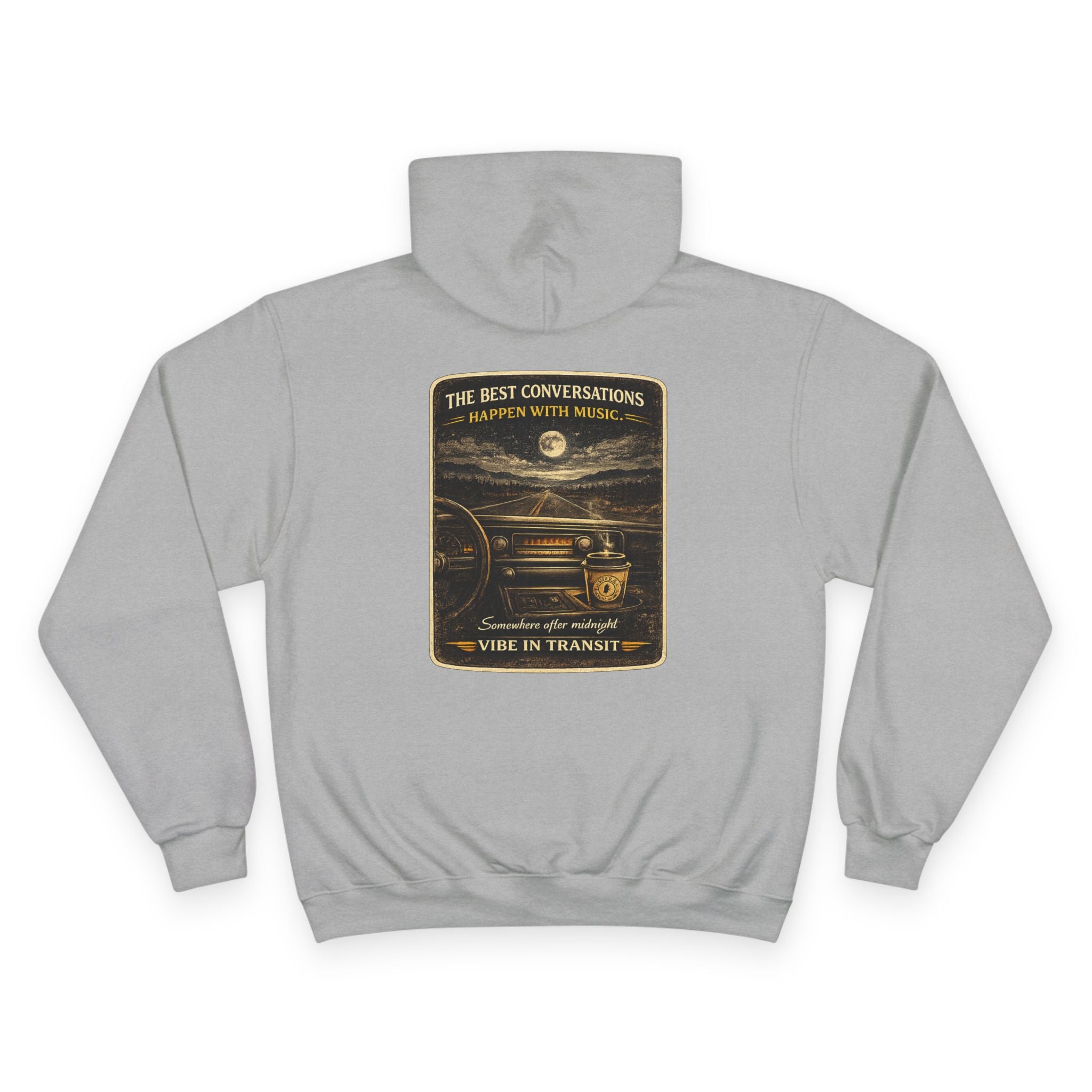 Midnight Mileage – Vintage Night Drive Hoodie