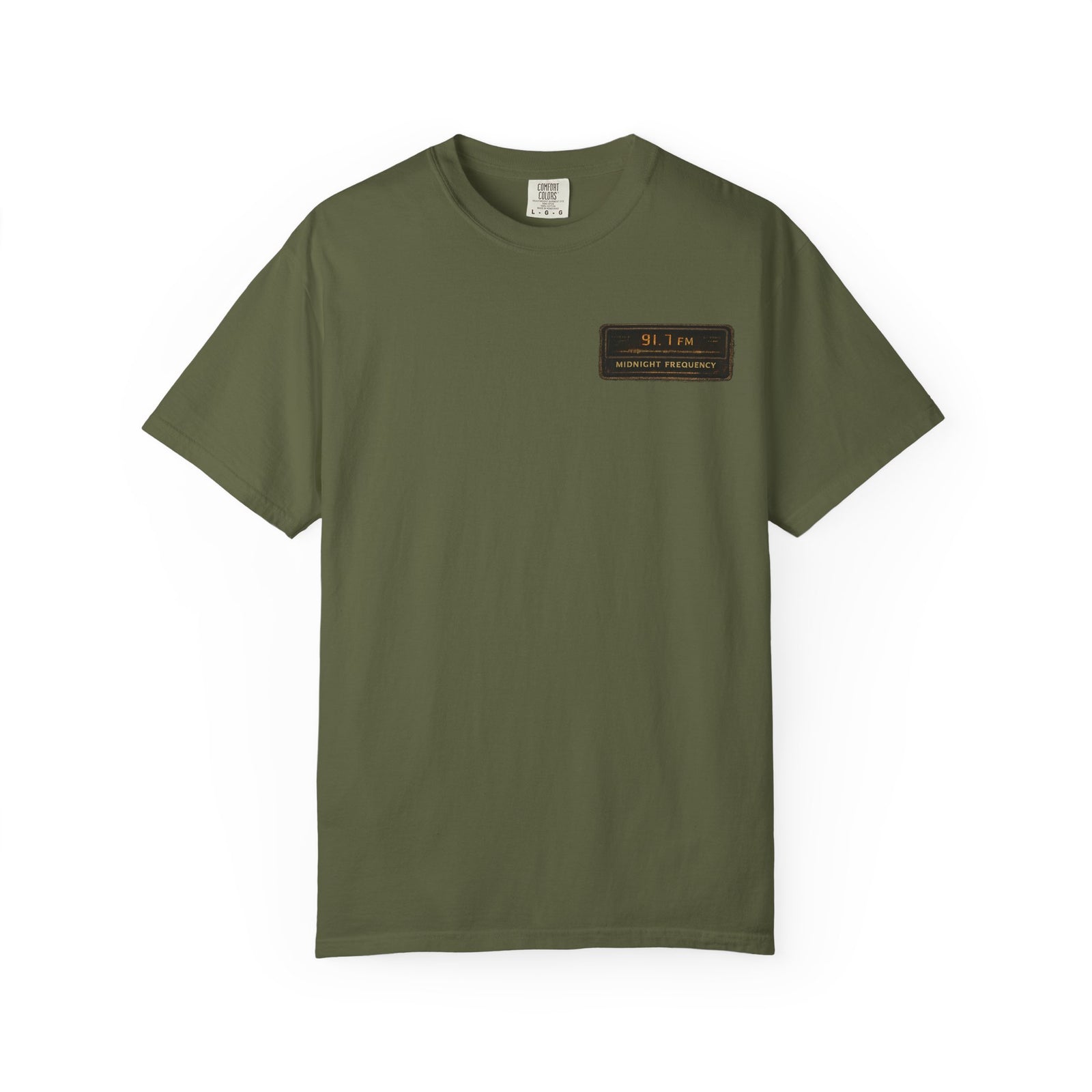 Midnight Frequency – Vintage Night Drive Music Graphic T-Shirt