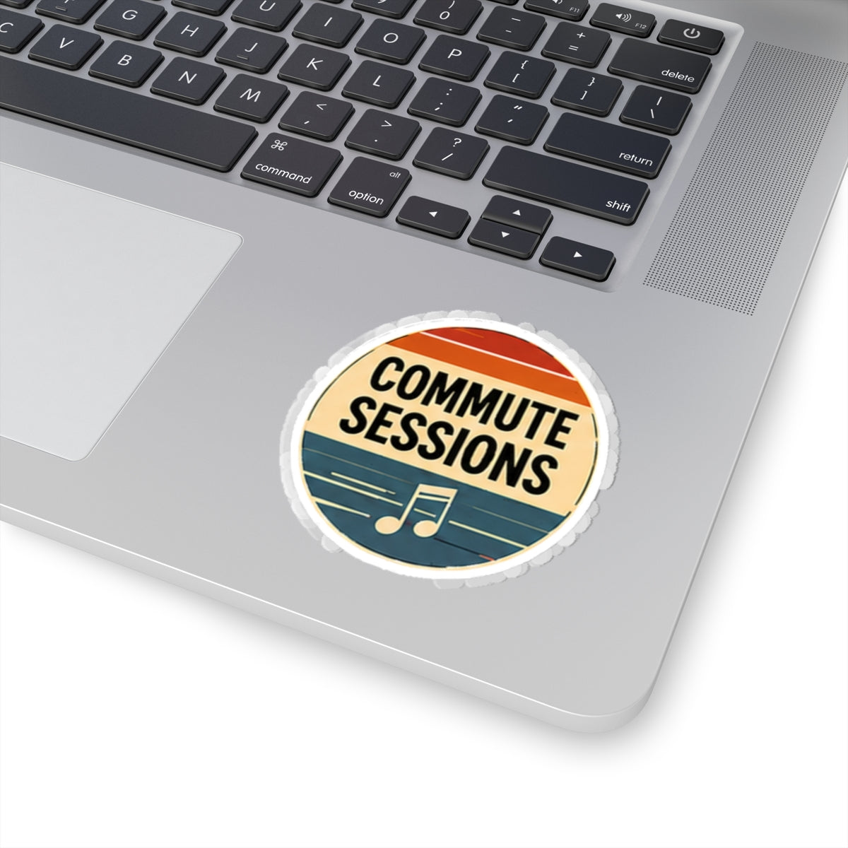 Vibe In Transit® | Commute Sessions Sticker | Music Commute Vinyl Sticker