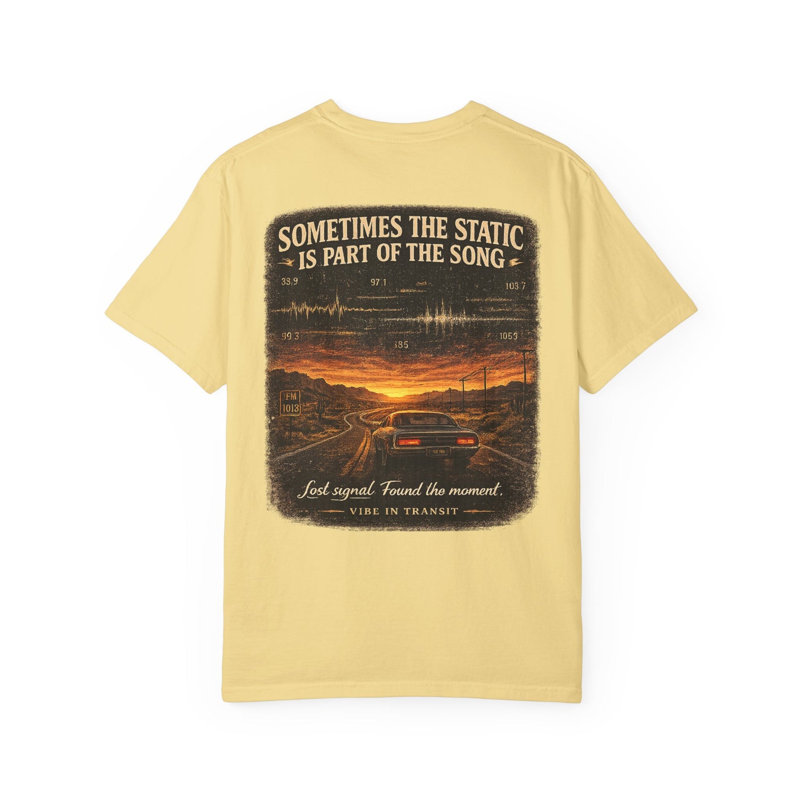 Static Between Stations – Vintage Radio Road Trip T-Shirt