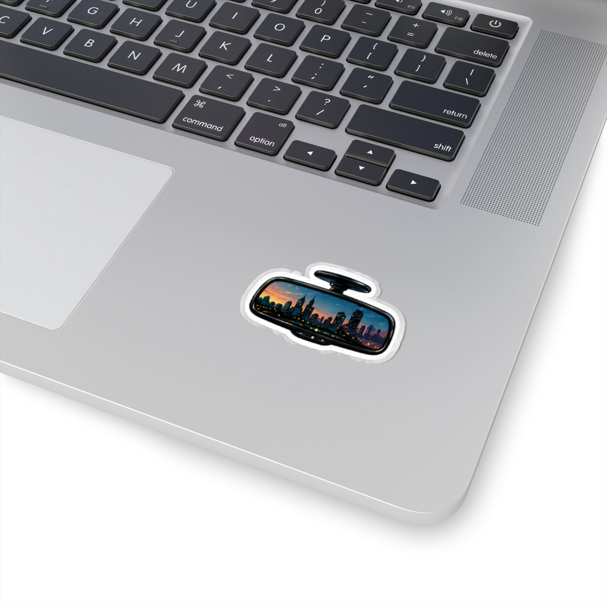 Vibe In Transit | Rearview Skyline Sticker | City Drive Music Sticker