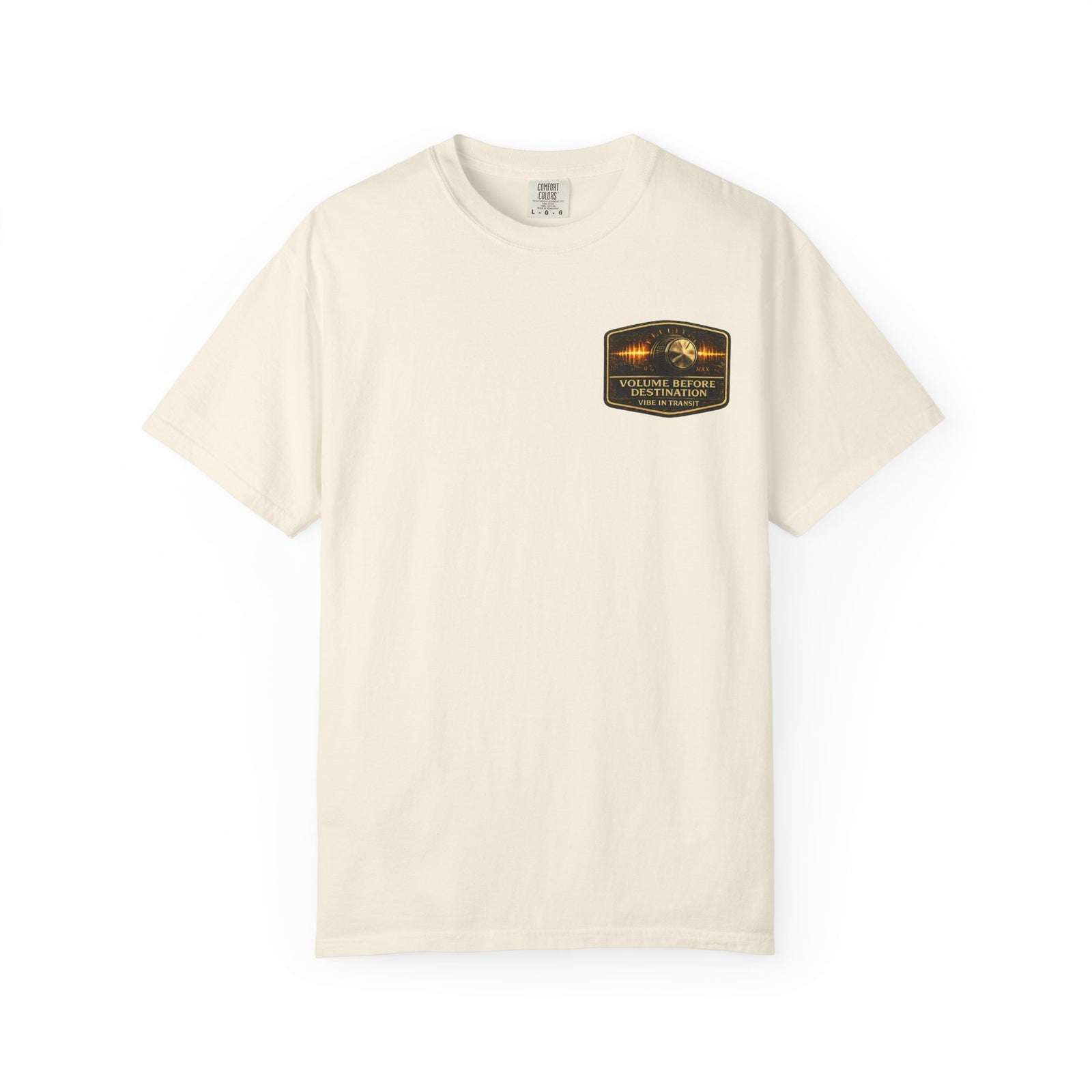 Volume Before Destination – Vintage Road Trip Music T-Shirt