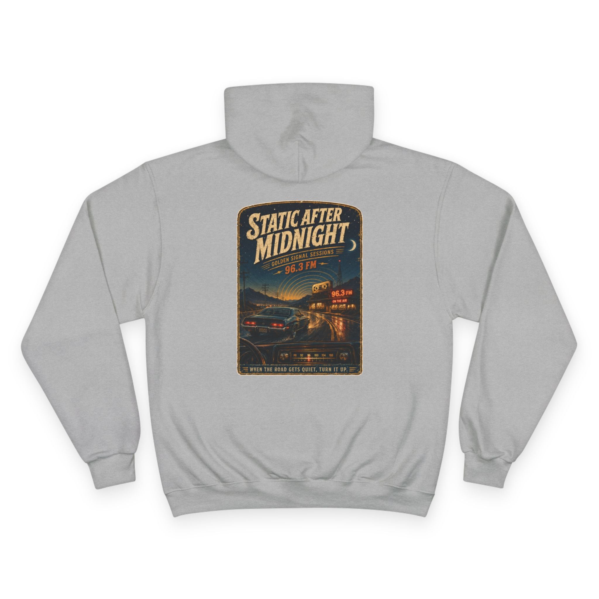 Vibe In Transit | Static After Midnight | Golden Signal Sessions Hoodie