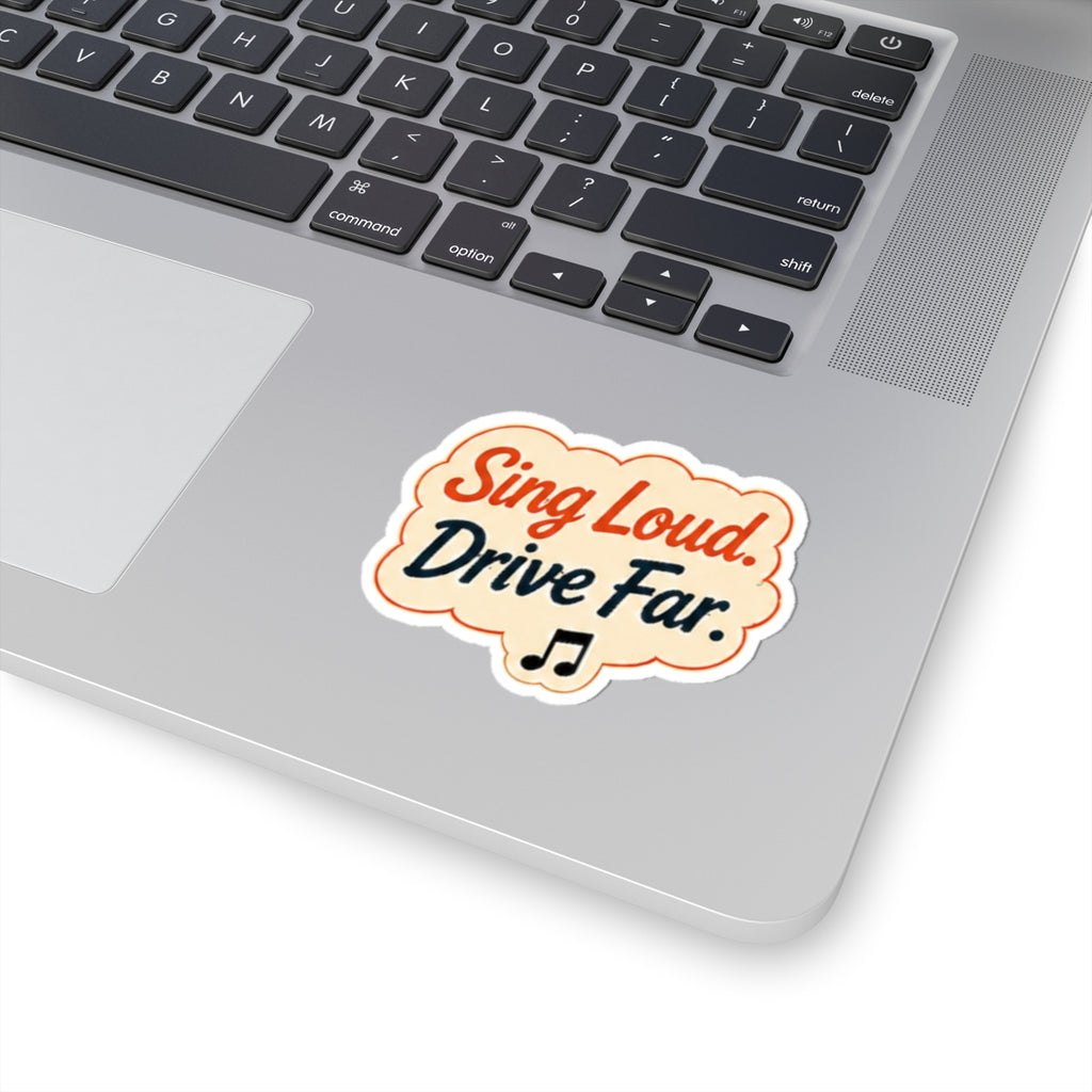 Vibe In Transit | Sing Loud Drive Far Sticker | Car Singer Music Sticker
