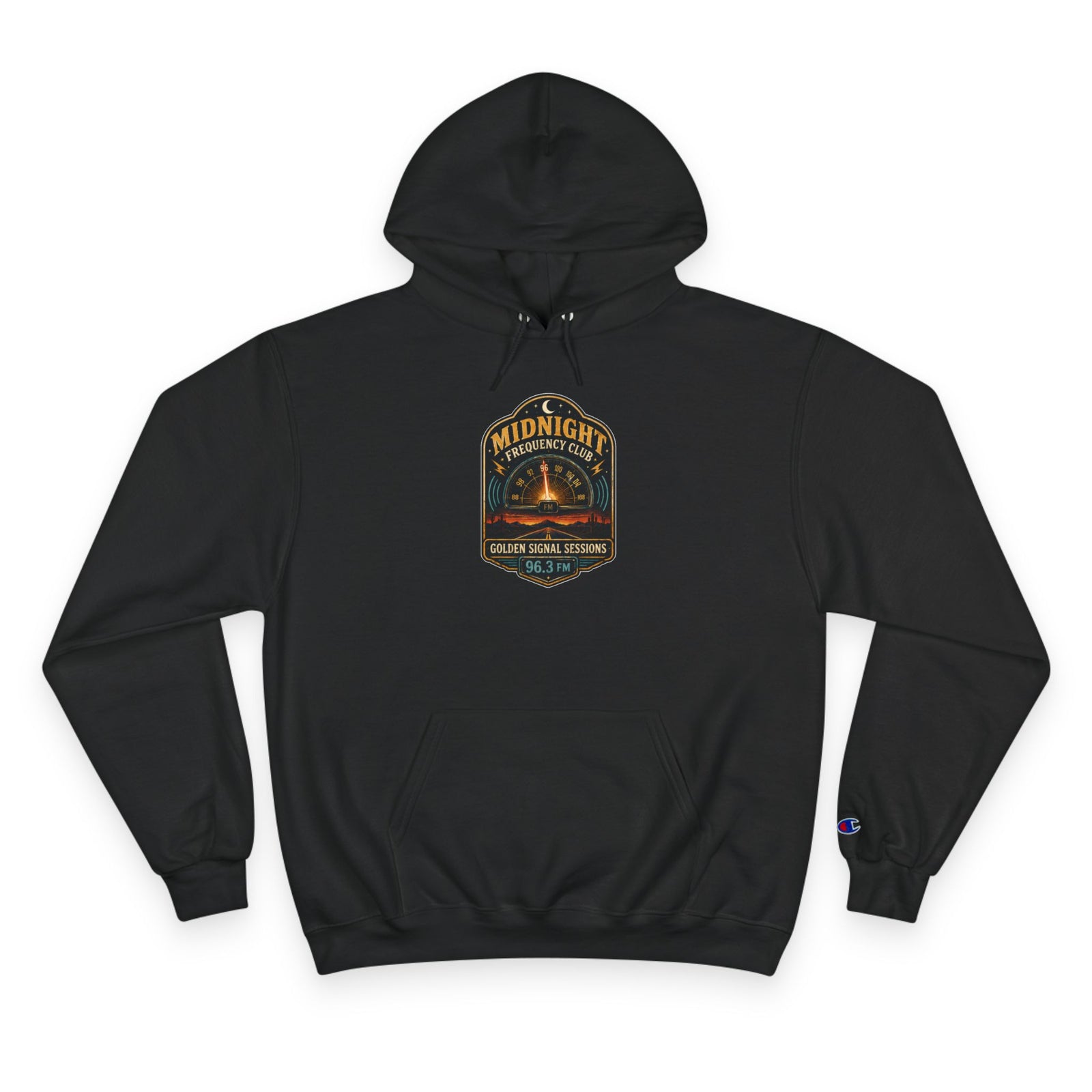 Vibe In Transit | Midnight Frequency Club | Golden Signal Sessions Hoodie