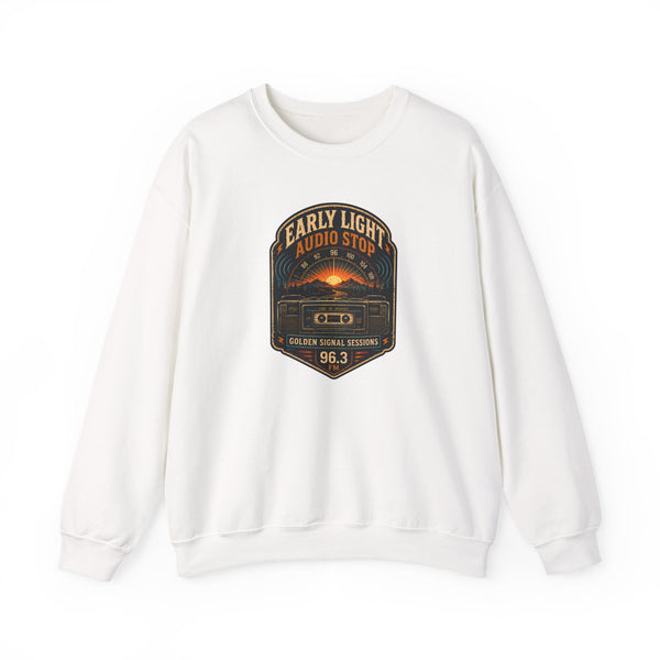 Vibe In Transit | Early Light Audio Stop | Golden Signal Sessions Sweatshirt