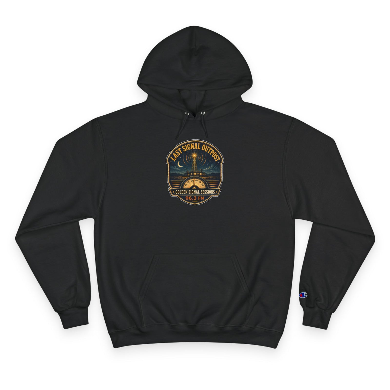 Vibe In Transit | Last Signal Outpost | Golden Signal Sessions Hoodie