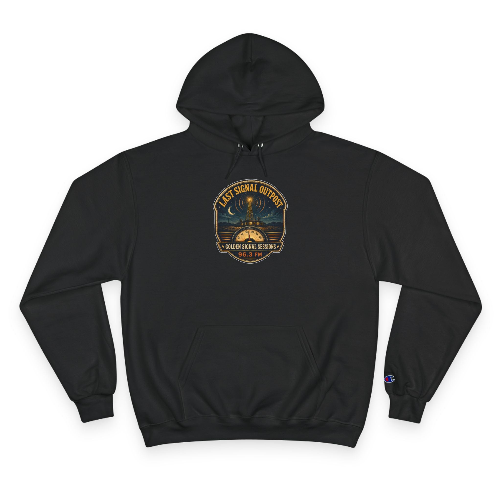 Vibe In Transit | Last Signal Outpost | Golden Signal Sessions Hoodie