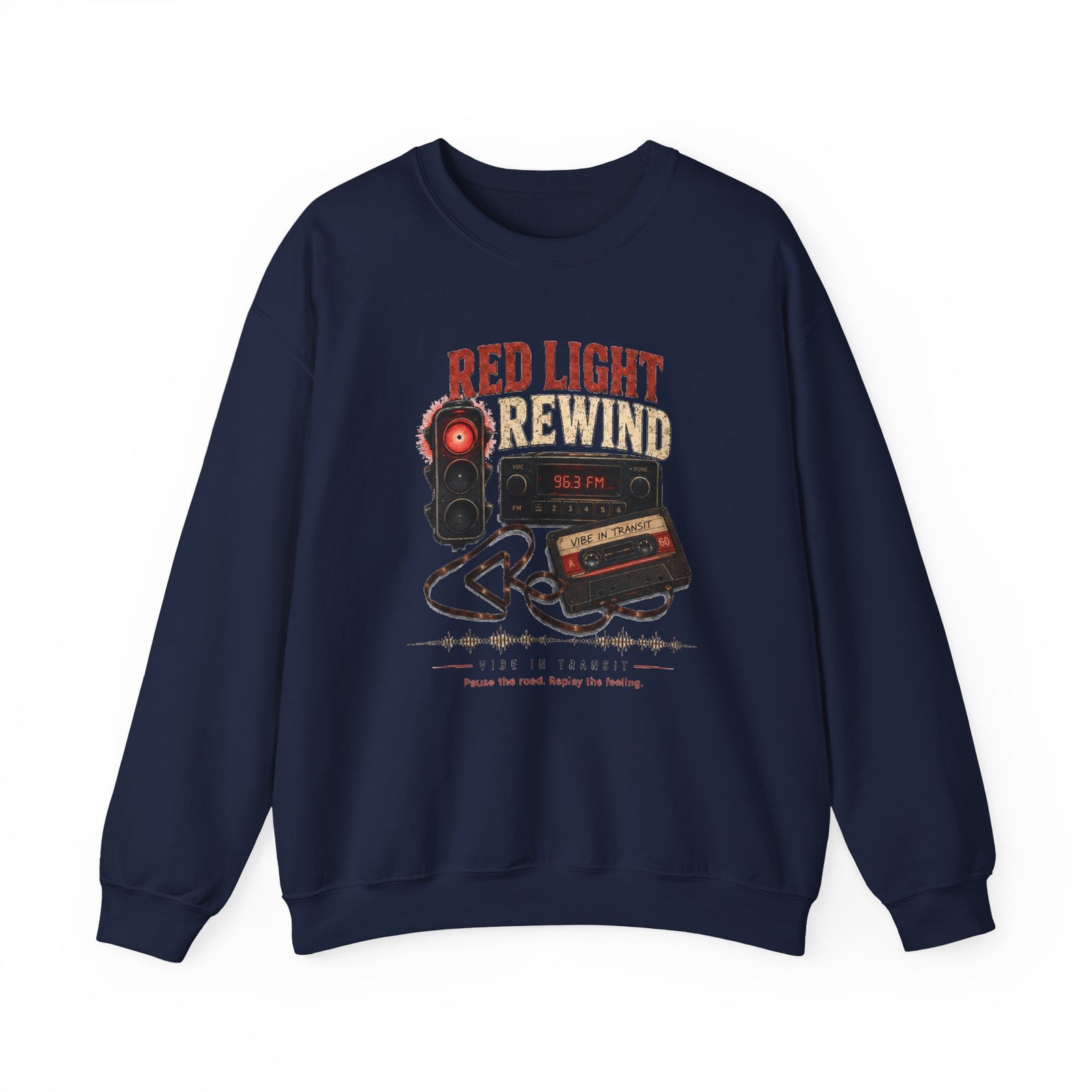Vibe In Transit | Red Light Rewind Sweatshirt | Commute Sessions