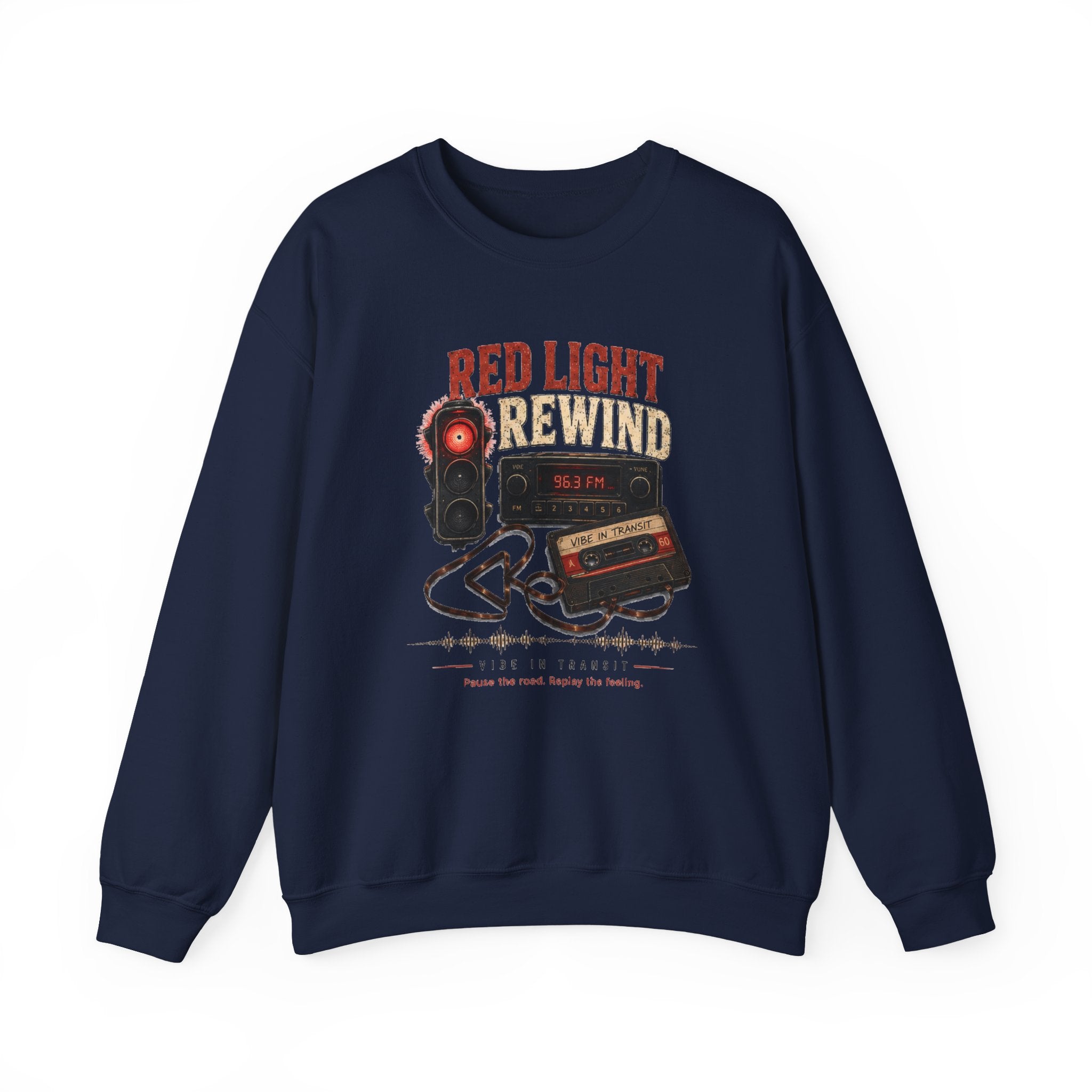 Vibe In Transit | Red Light Rewind Sweatshirt | Commute Sessions