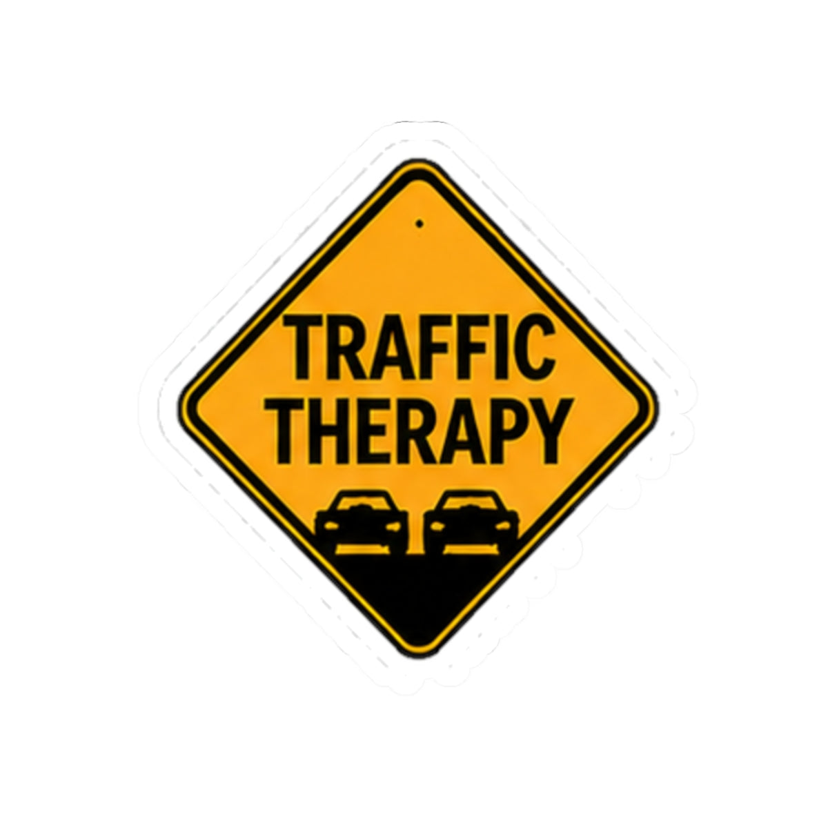 Vibe In Transit | Traffic Therapy Sticker | Commuter Music Sticker