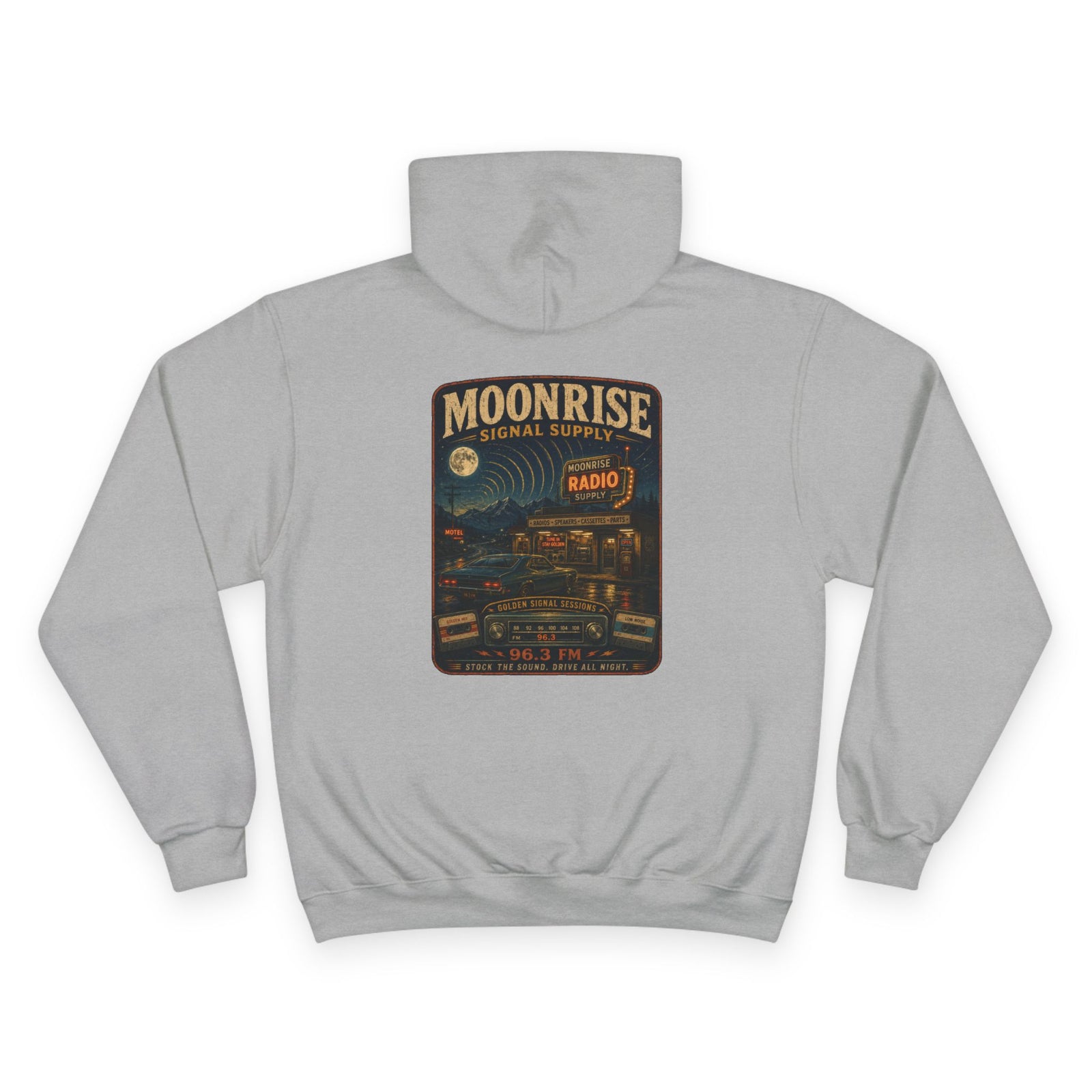 Vibe In Transit | Moonrise Signal Supply | Golden Signal Sessions Hoodie