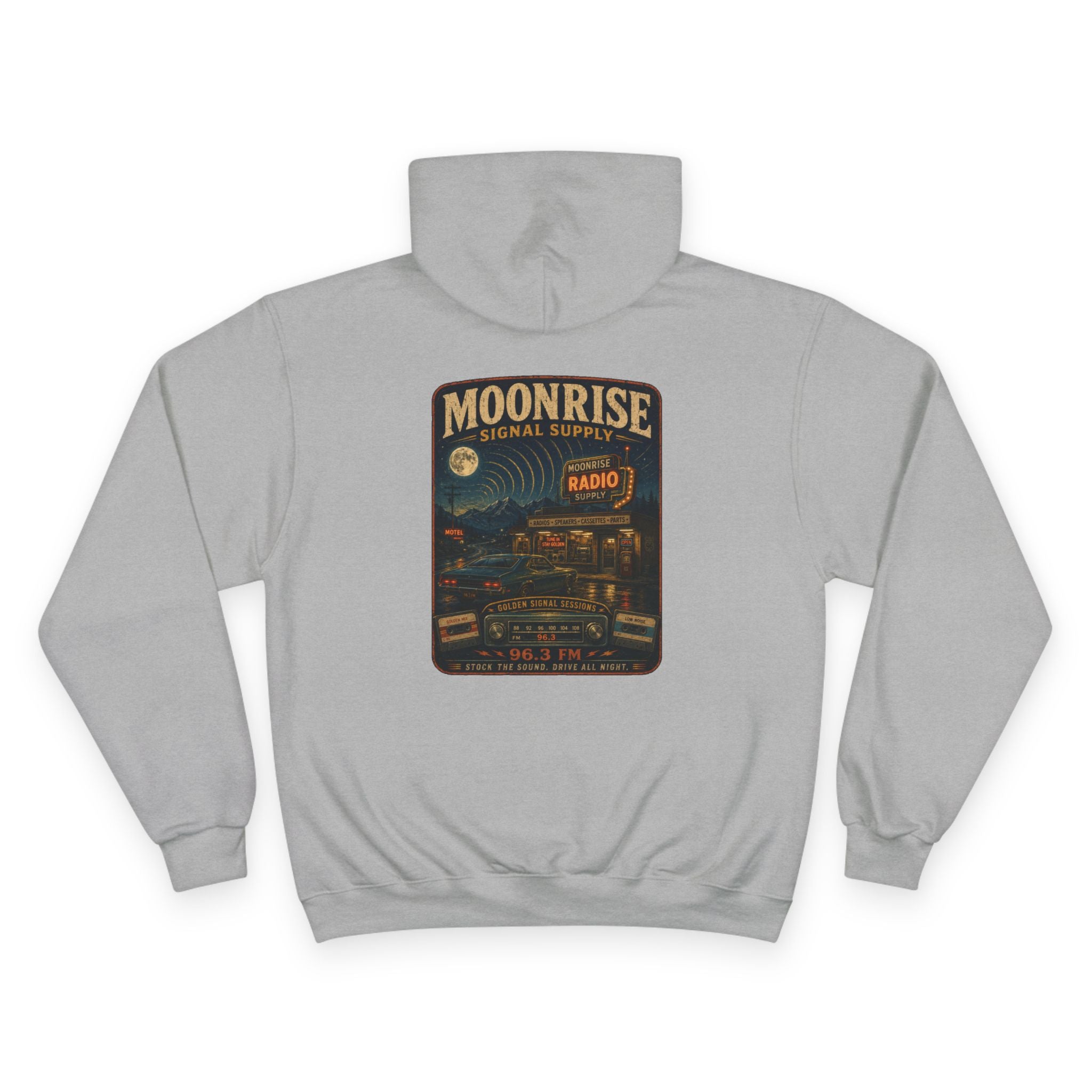 Vibe In Transit | Moonrise Signal Supply | Golden Signal Sessions Hoodie