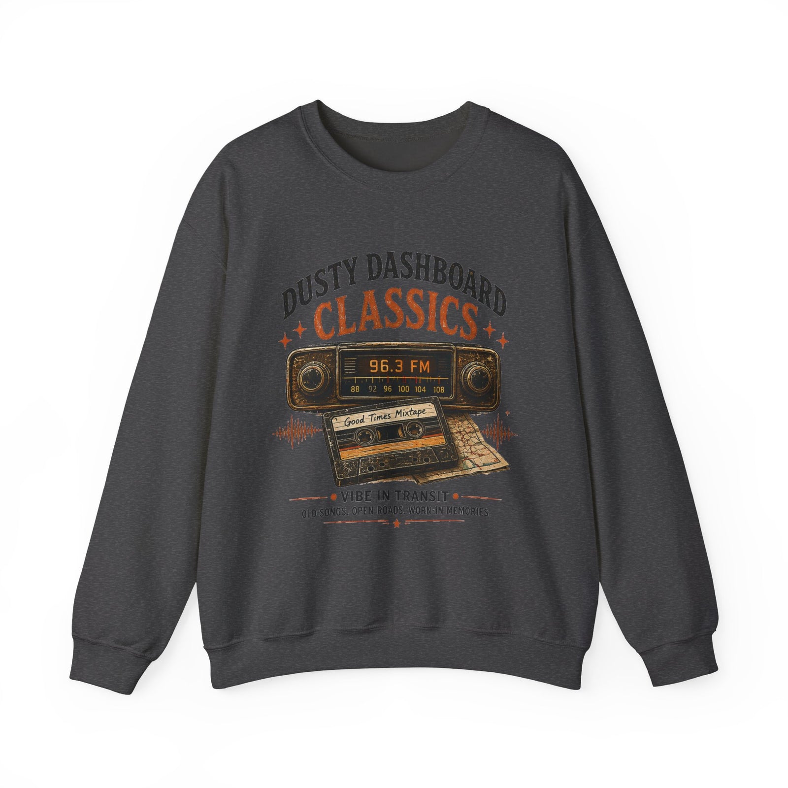 Vibe In Transit | Dusty Dashboard Classics Sweatshirt | Vibing In Vintage